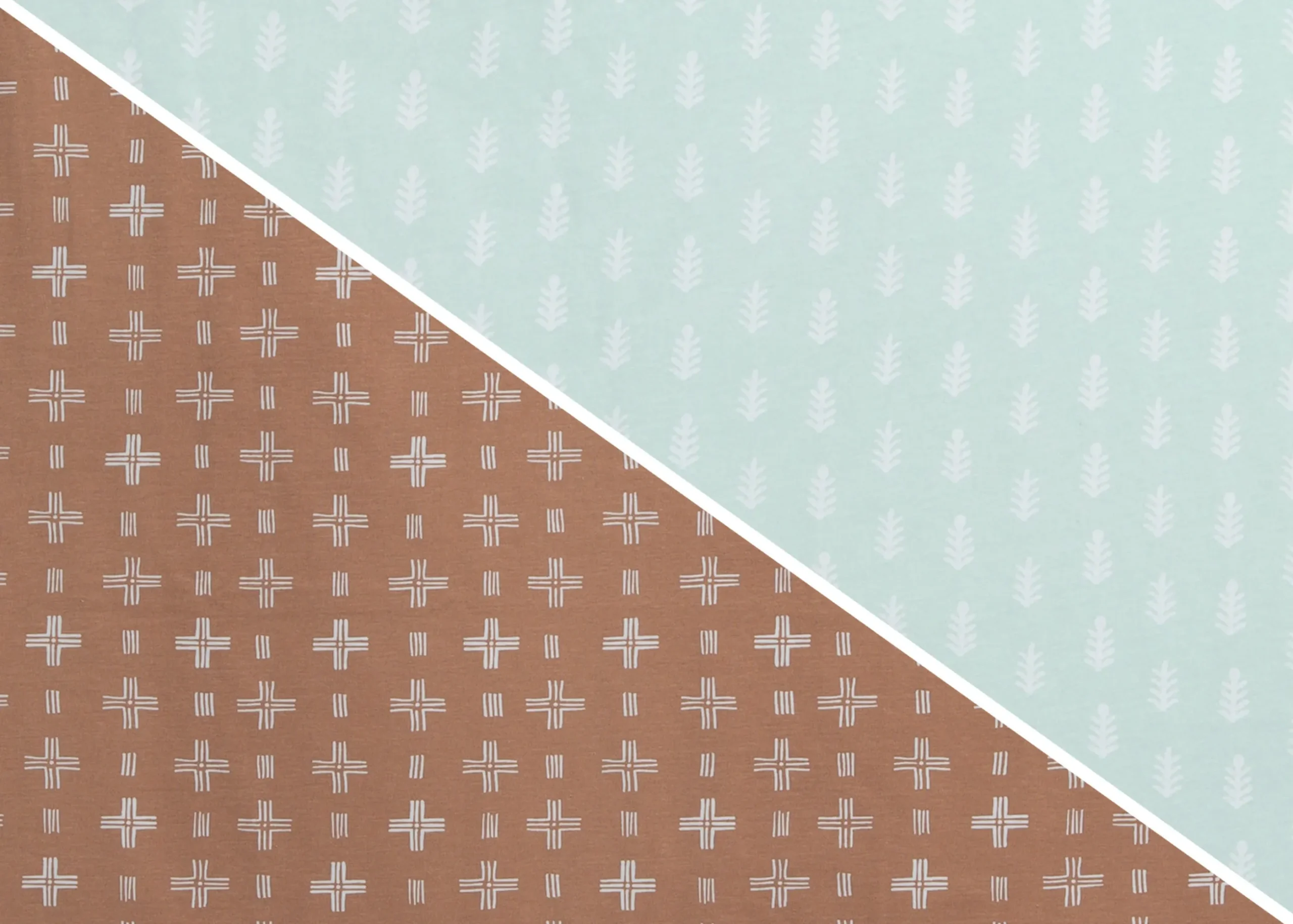 100% Organic Jersey Cotton Baby Receiving Blankets - 2 Pack