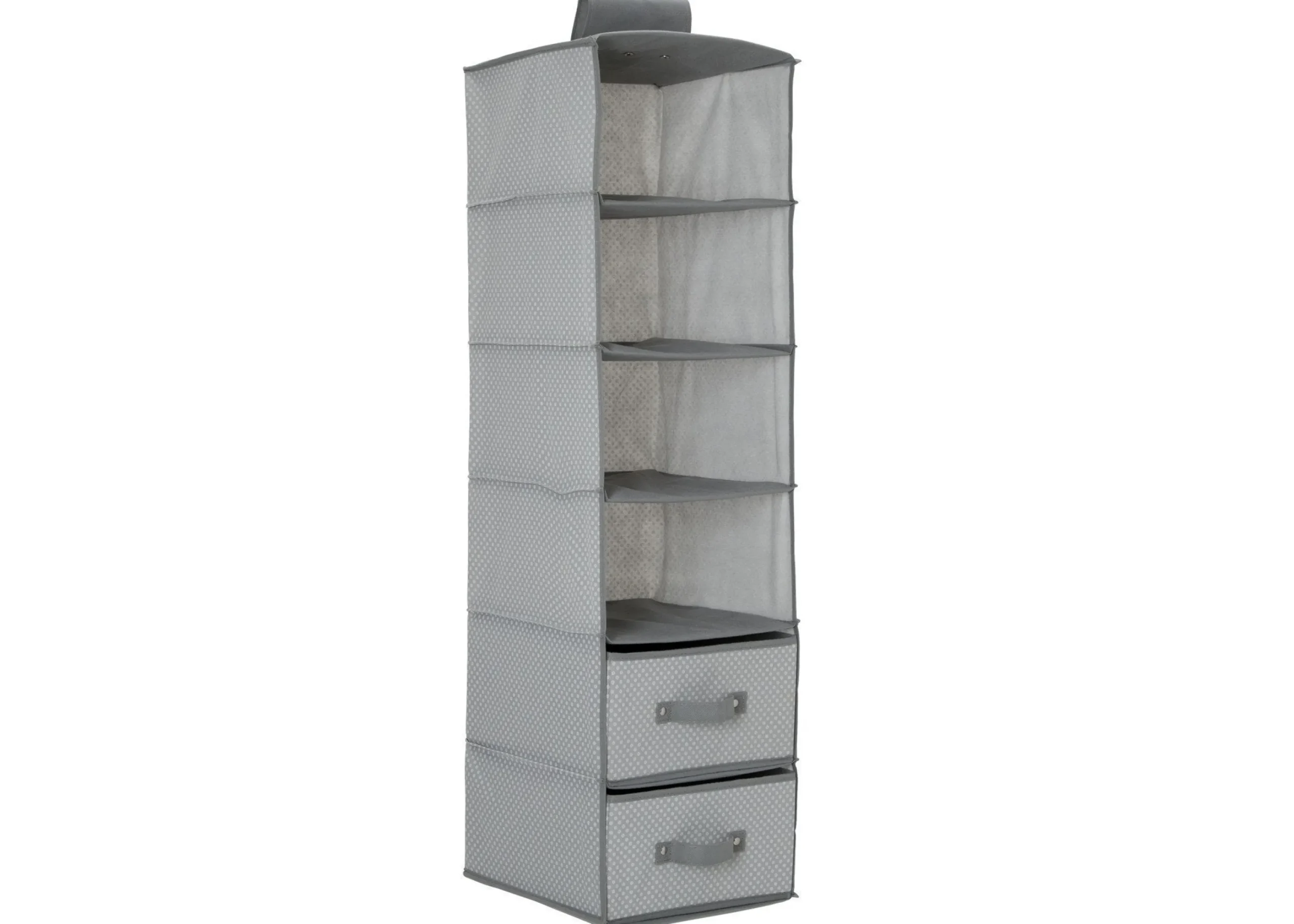 6 Shelf Storage with 2 Drawers