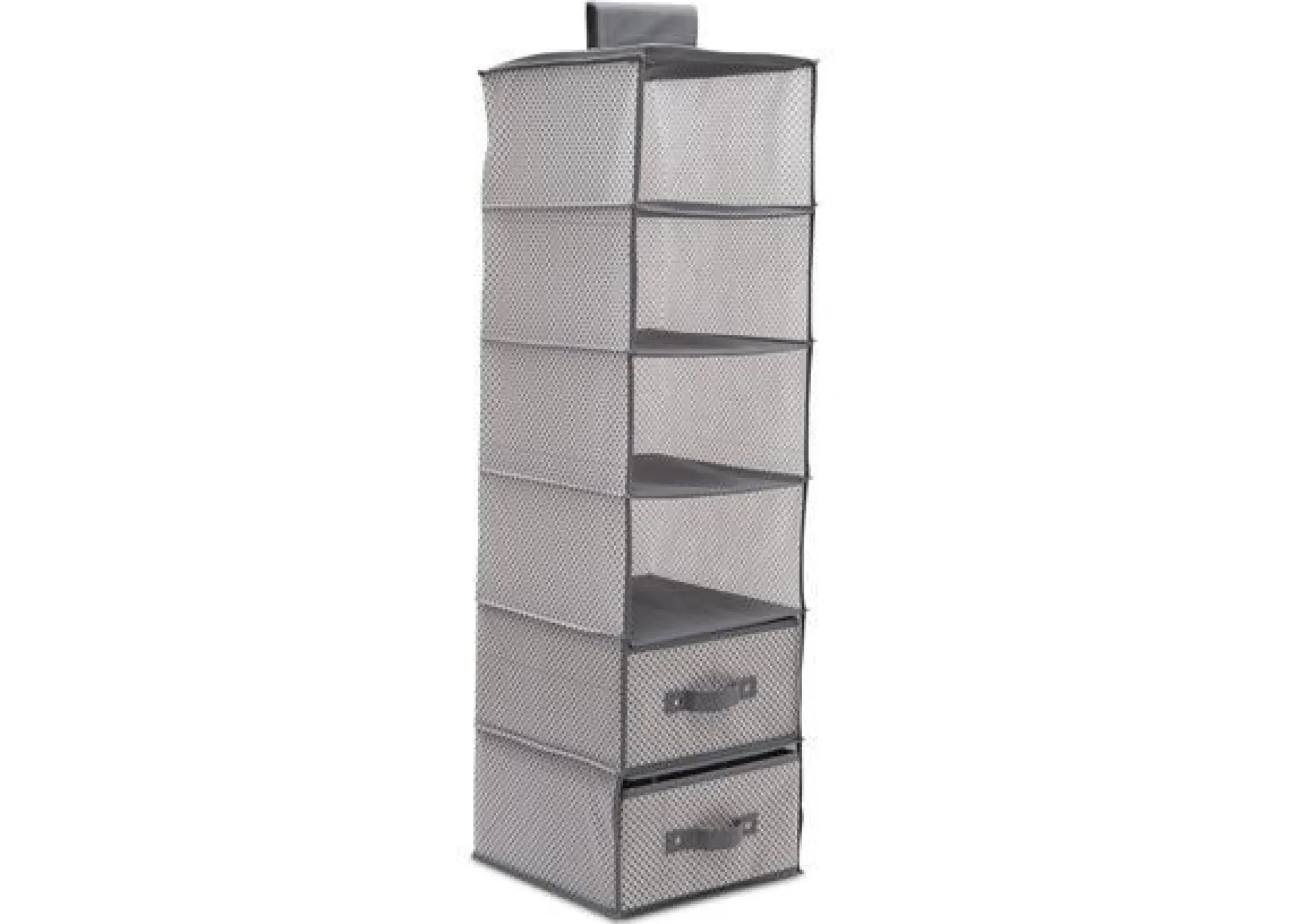 6 Shelf Storage with 2 Drawers
