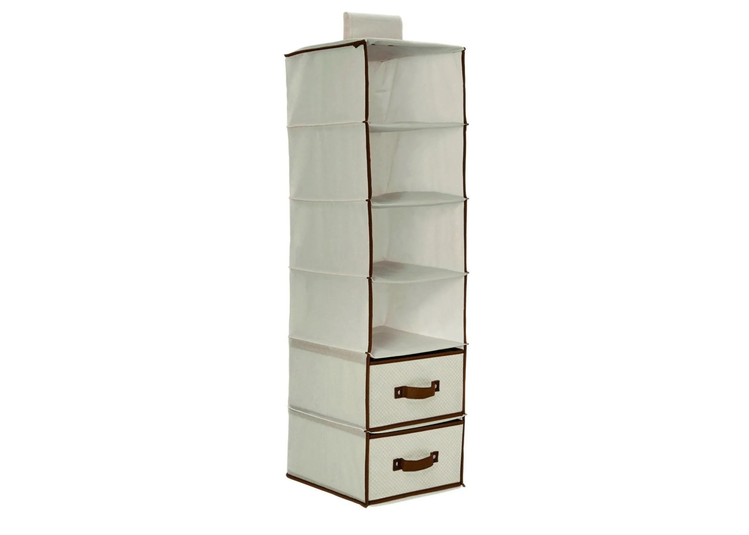 6 Shelf Storage with 2 Drawers