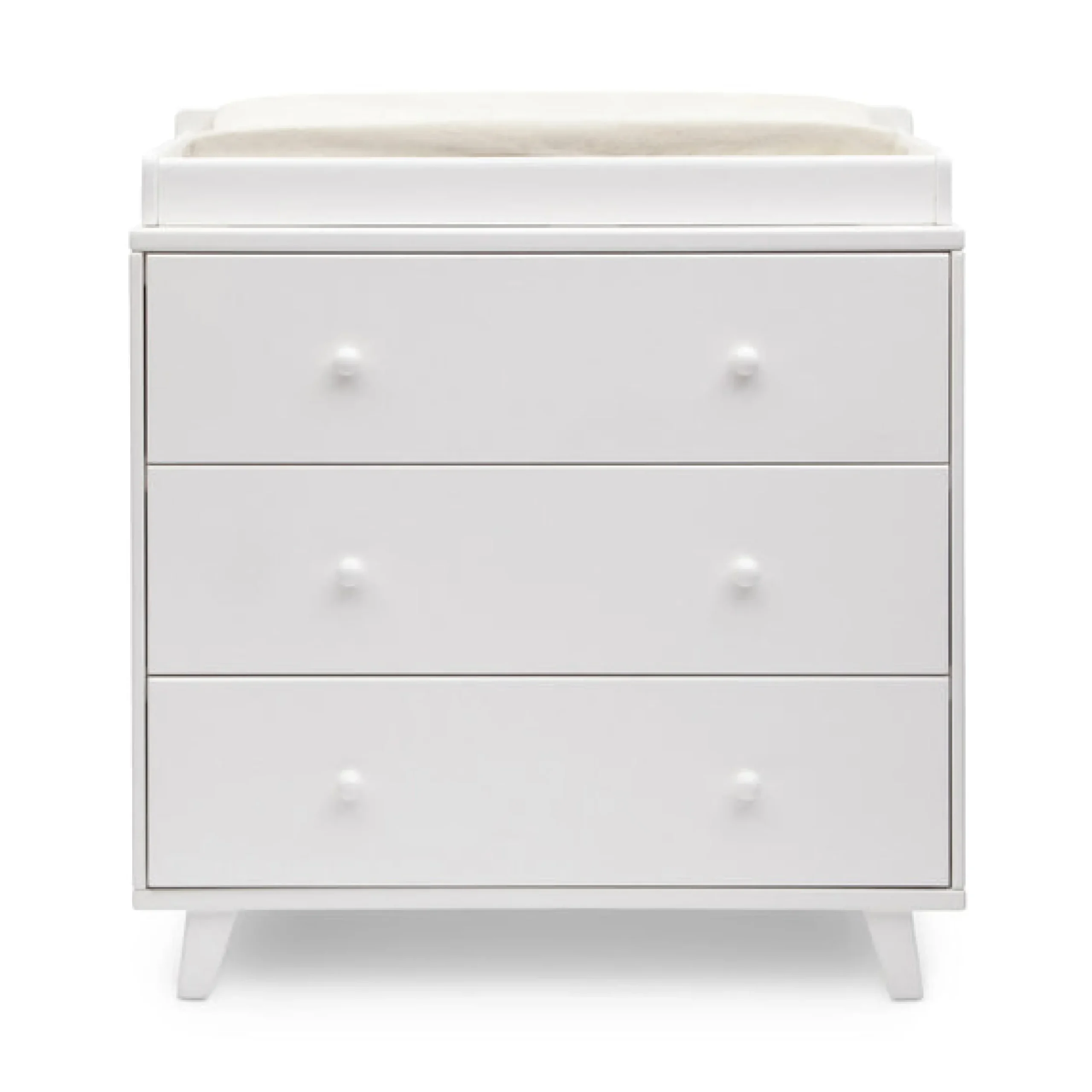 Ava 3 Drawer Dresser with Changing Top and Interlocking Drawers
