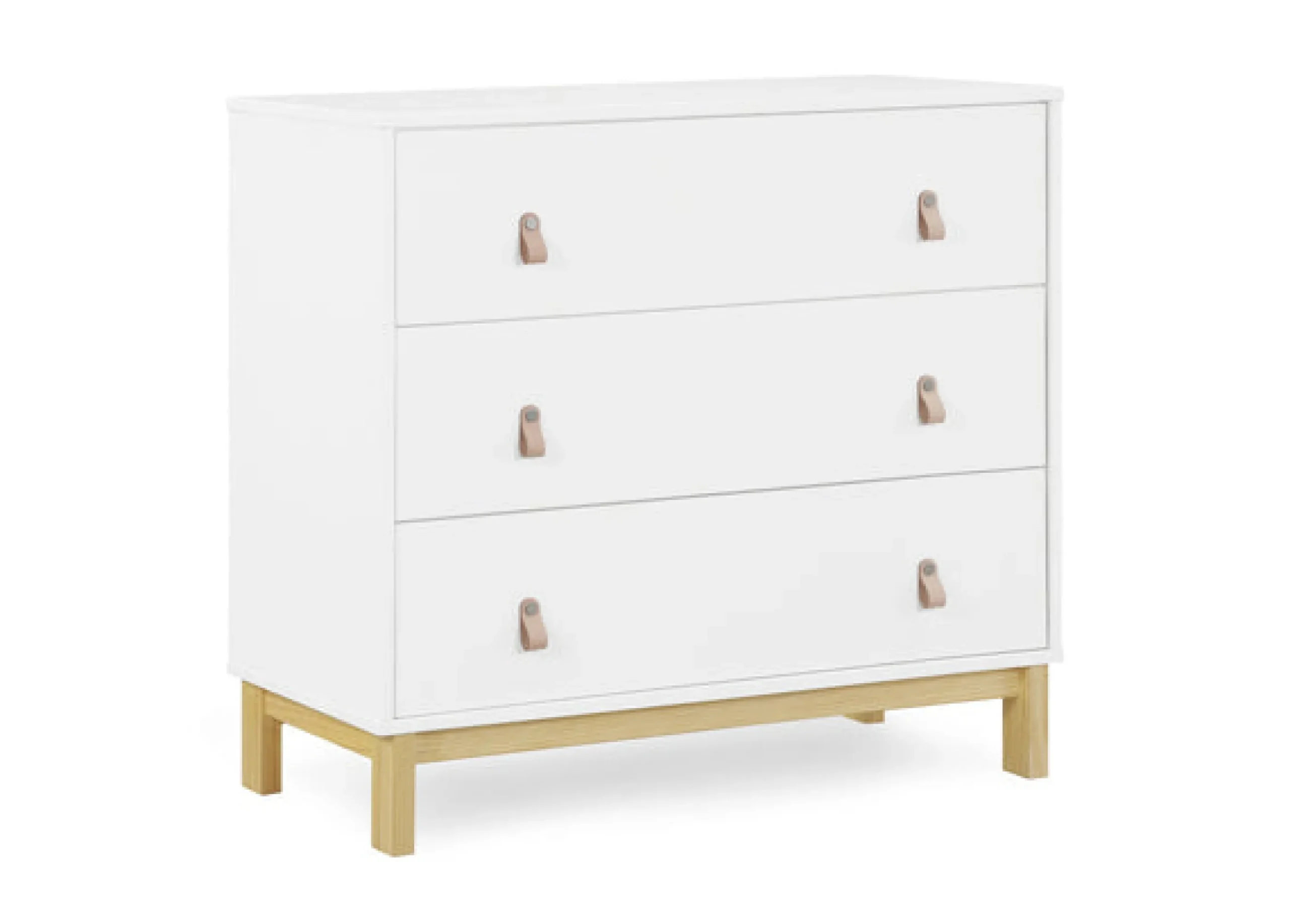 babyGap Legacy 3 Drawer Dresser with Leather Pulls and Interlocking Drawers