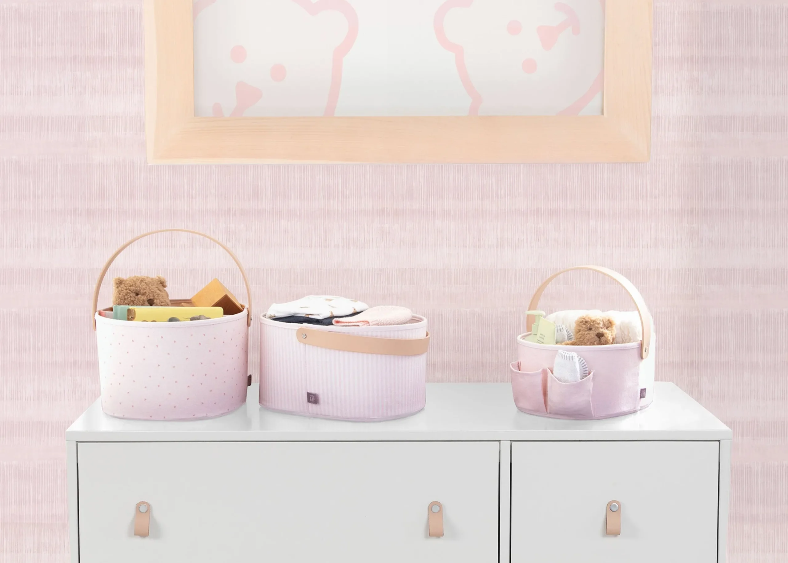 babyGap 3-Pack Nested Fabric Storage Bins with Handles