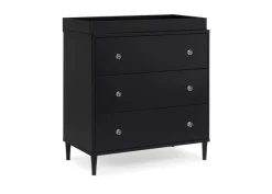Bowie 3 Drawer Dresser with Changing Top and Interlocking Drawers