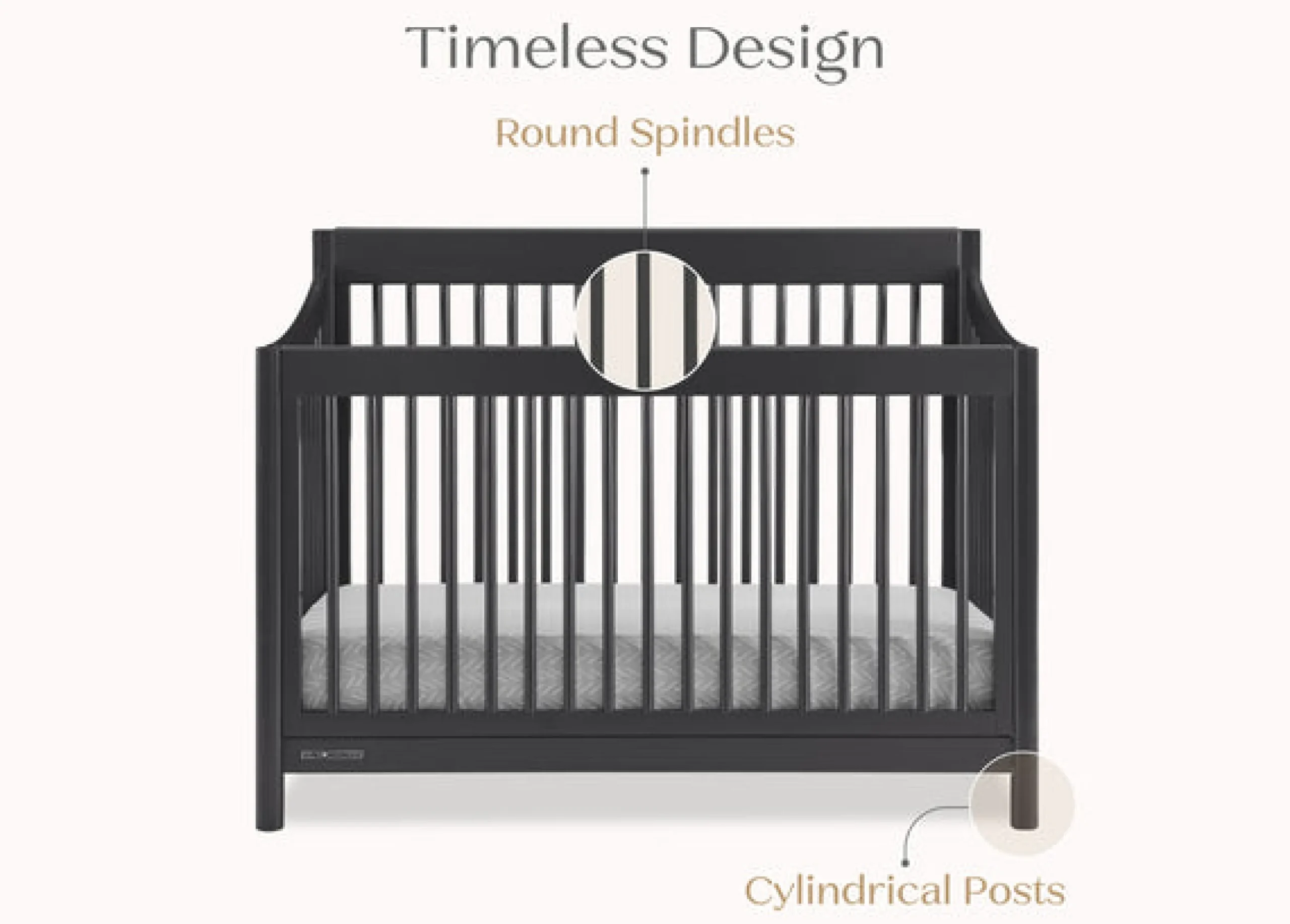 Brooks 6-in-1 Convertible Crib