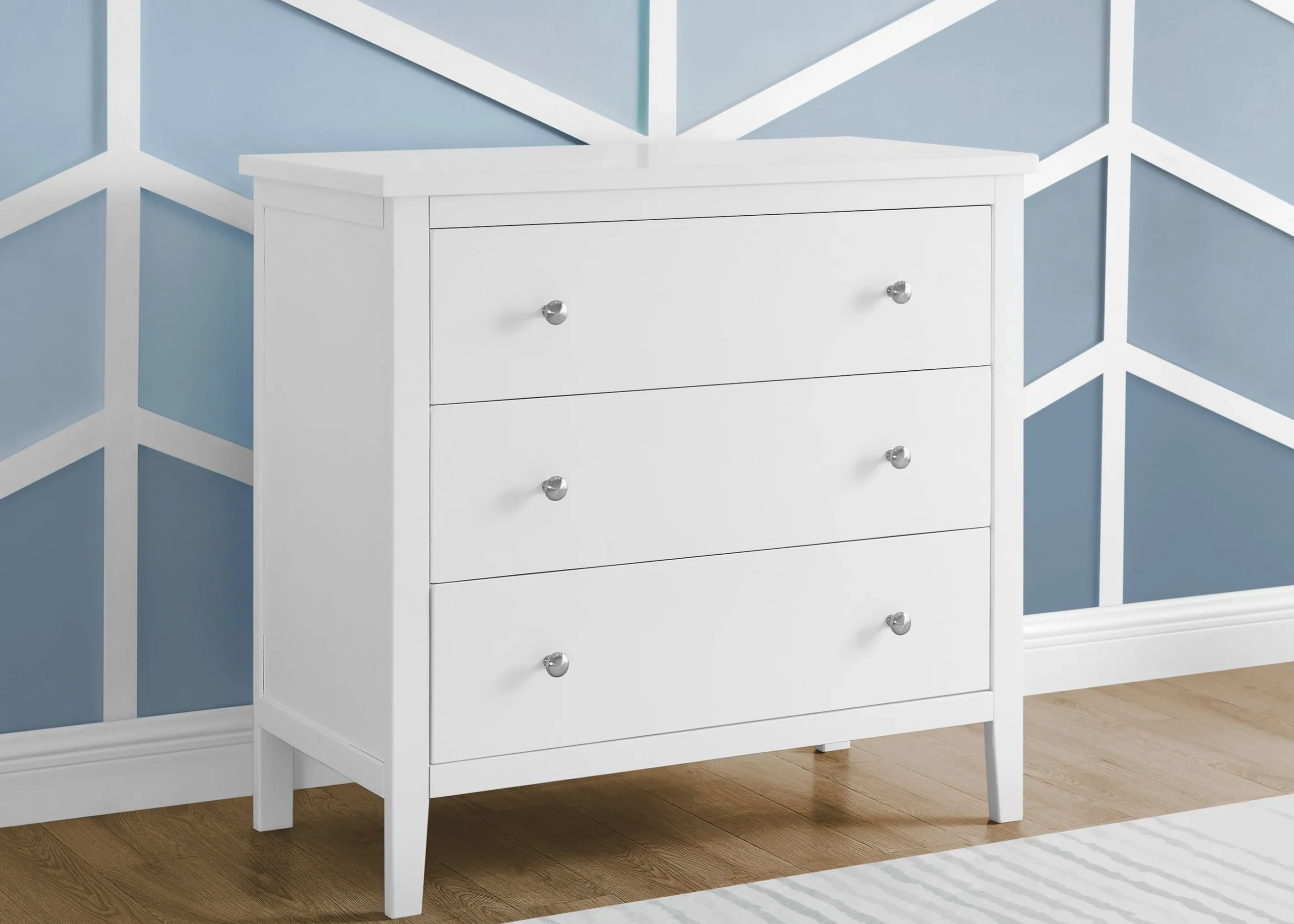 Campbell 3 Drawer Dresser with Interlocking Drawers