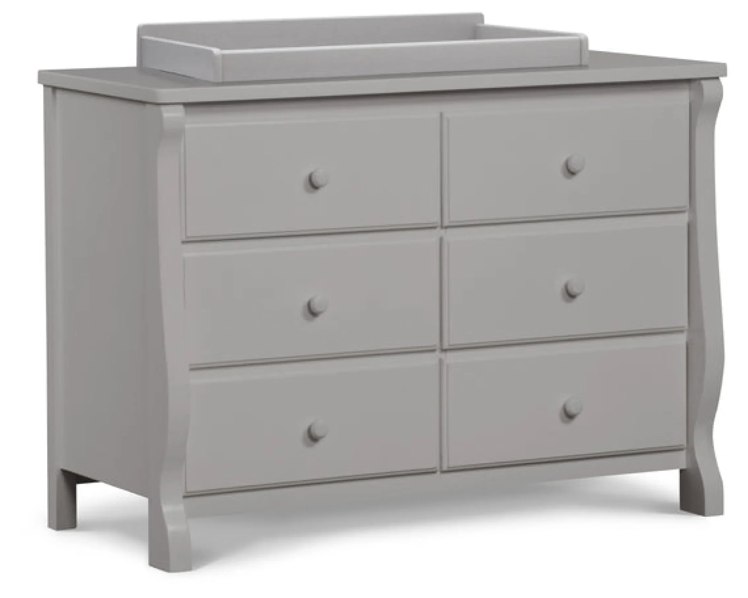 Canton / Eclipse 6 Drawer Dresser with Interlocking Drawers
