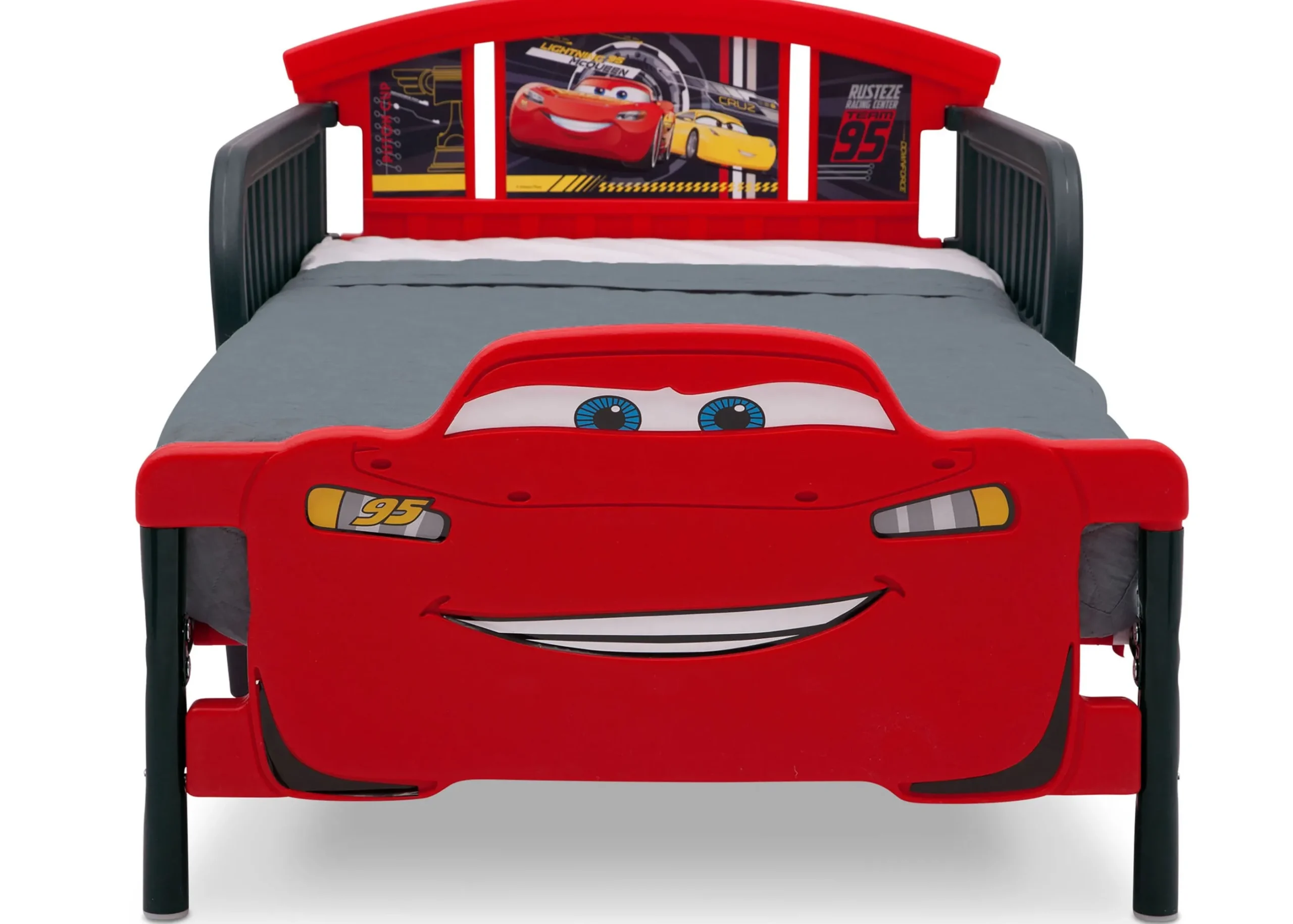 Cars 3D-Footboard Toddler Bed