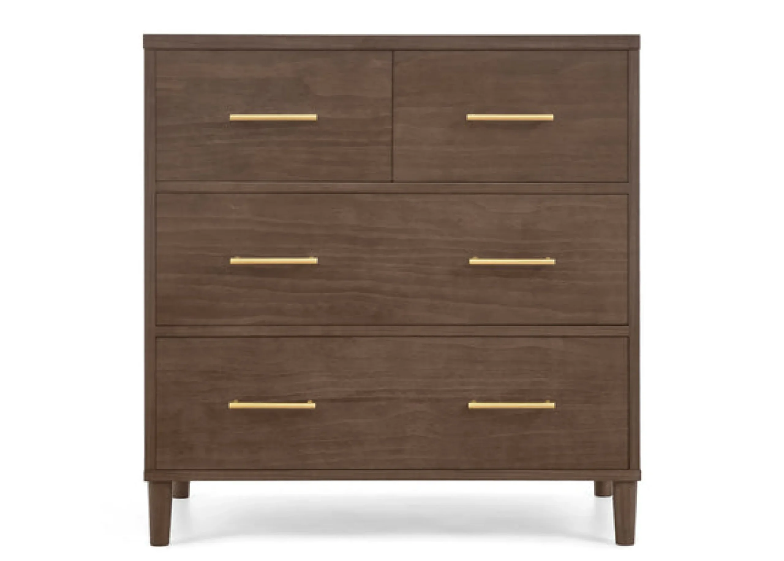 Classic 4 Drawer Dresser with Changing Top and Interlocking Drawers