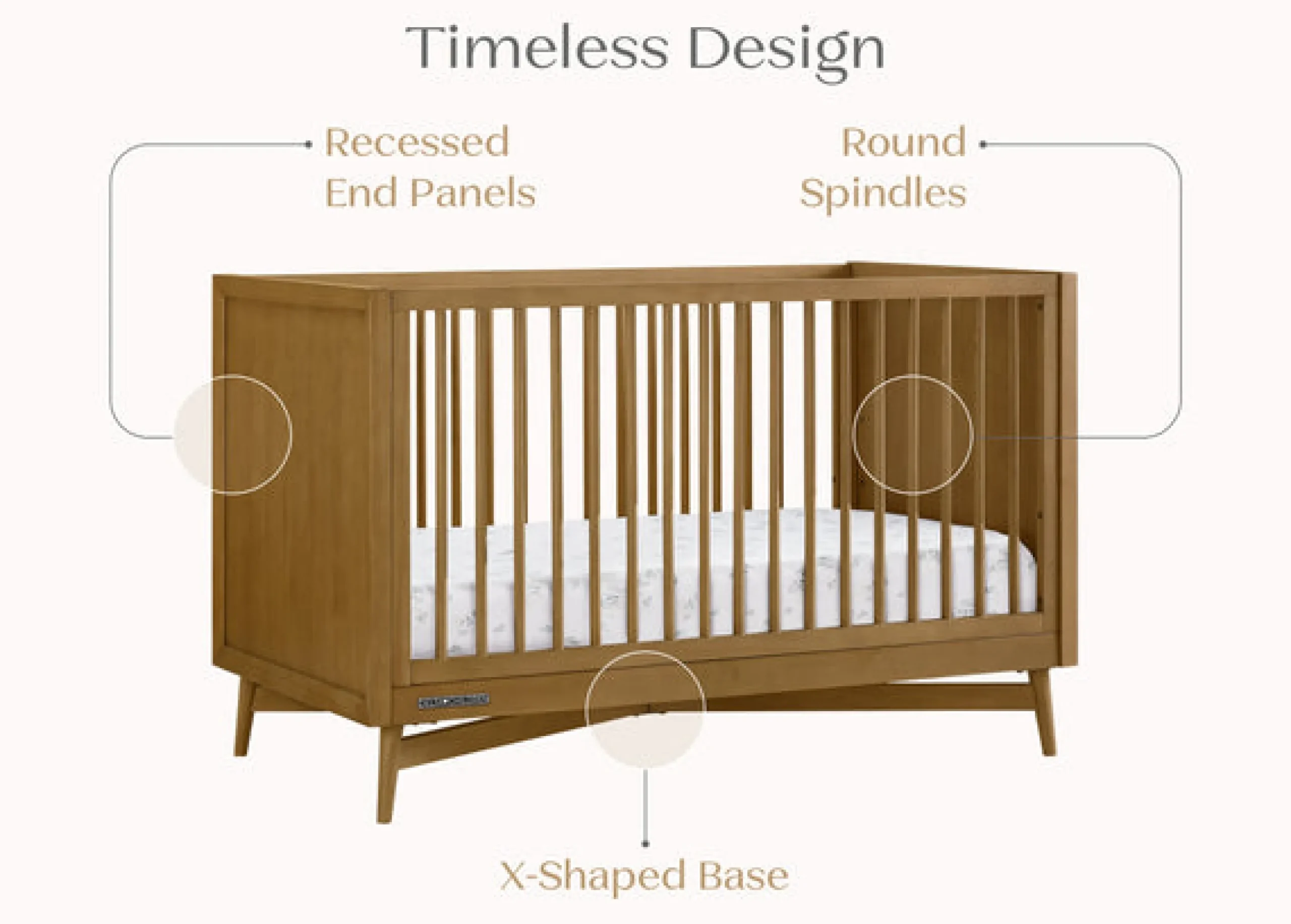 Dylan 4-in-1 Convertible Crib