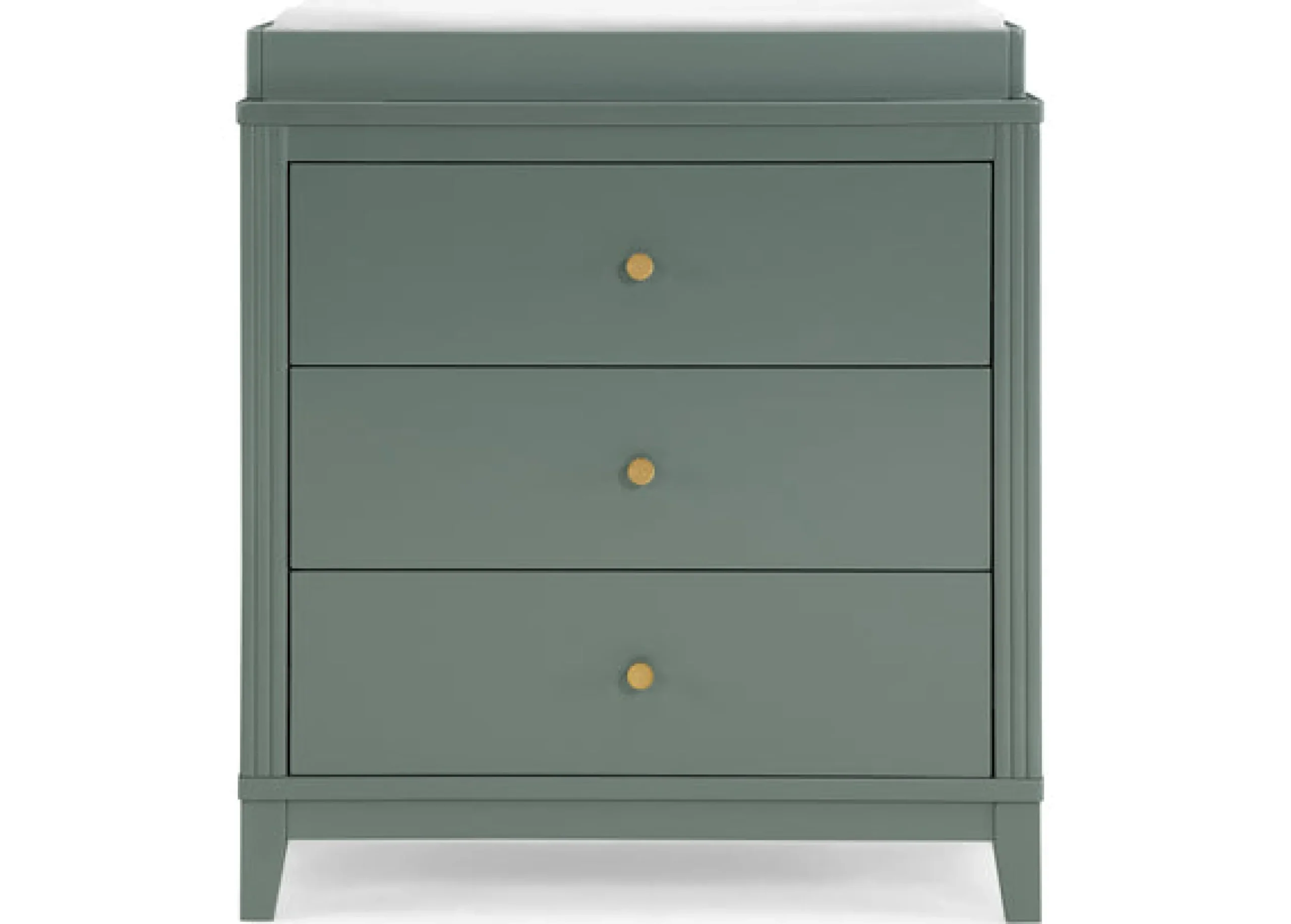 Eloise 3 Drawer Dresser with Changing Top and Interlocking Drawers
