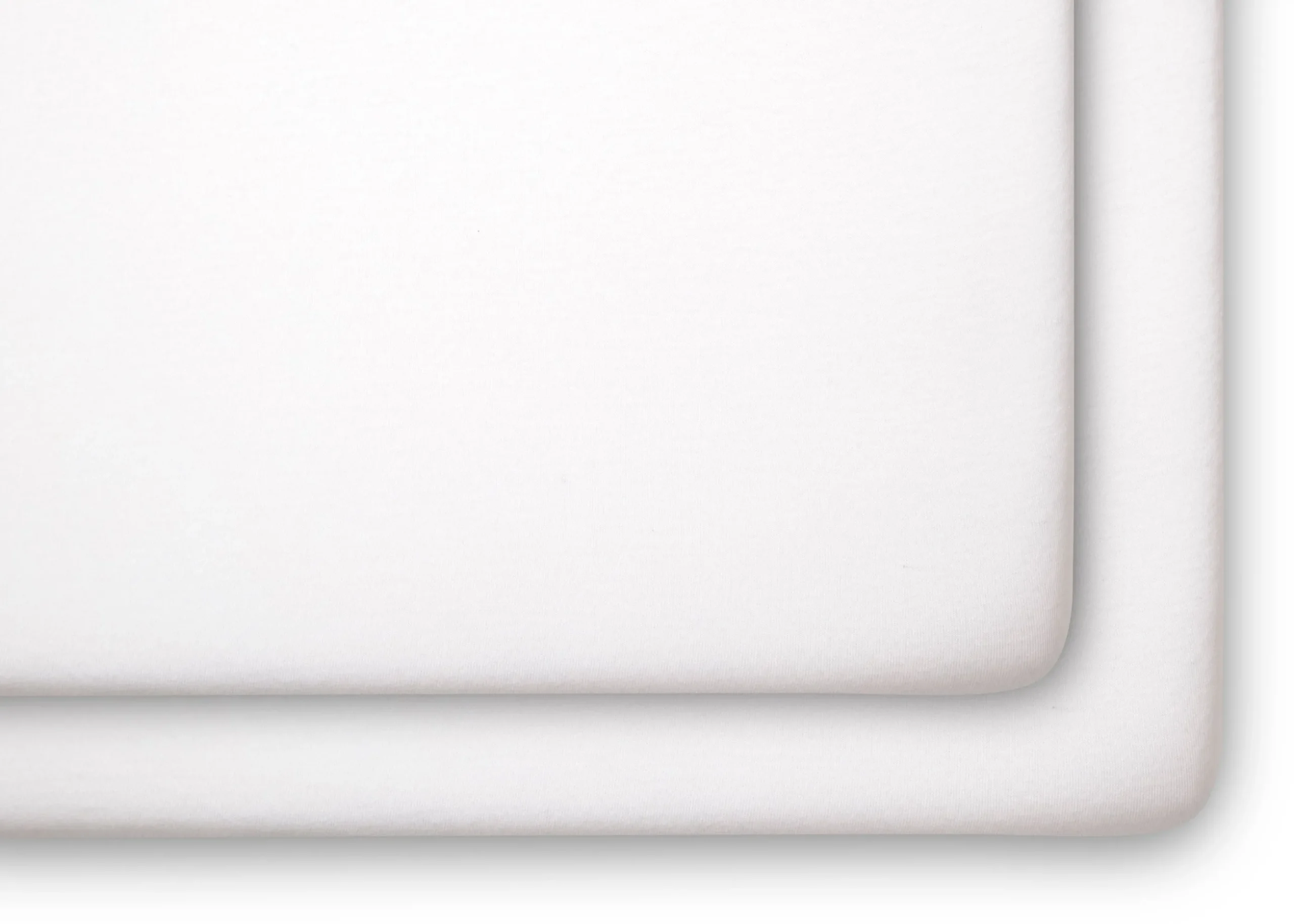 Fitted Crib Sheets - 2 Pack, White