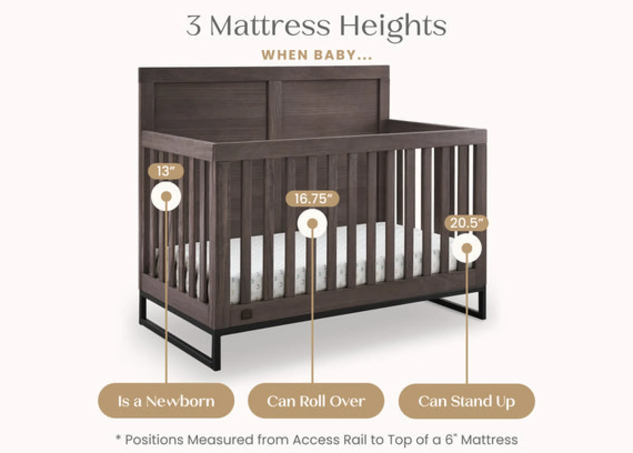 Foundry 6-in-1 Convertible Crib