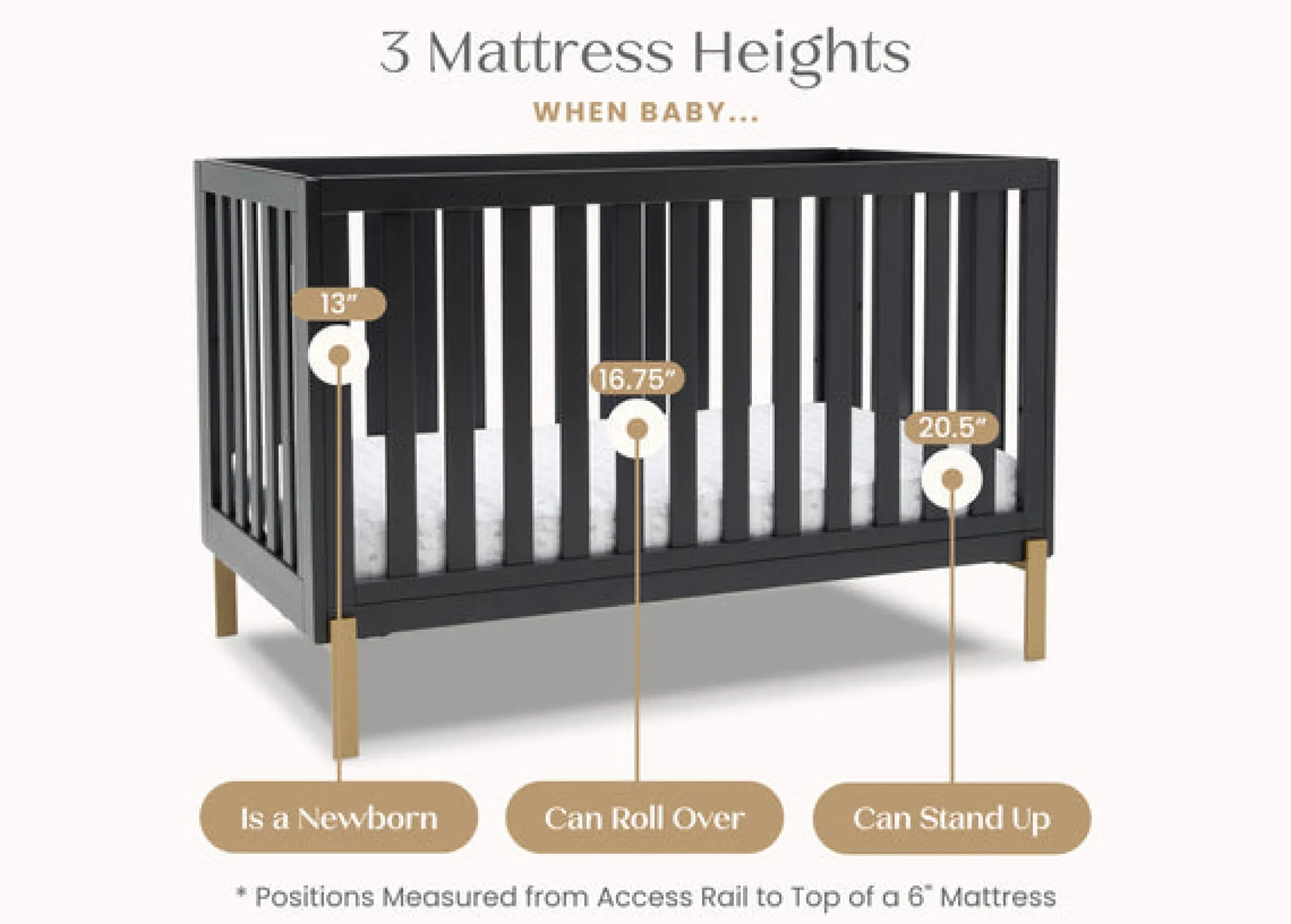 Hendrix 4-in-1 Convertible Crib
