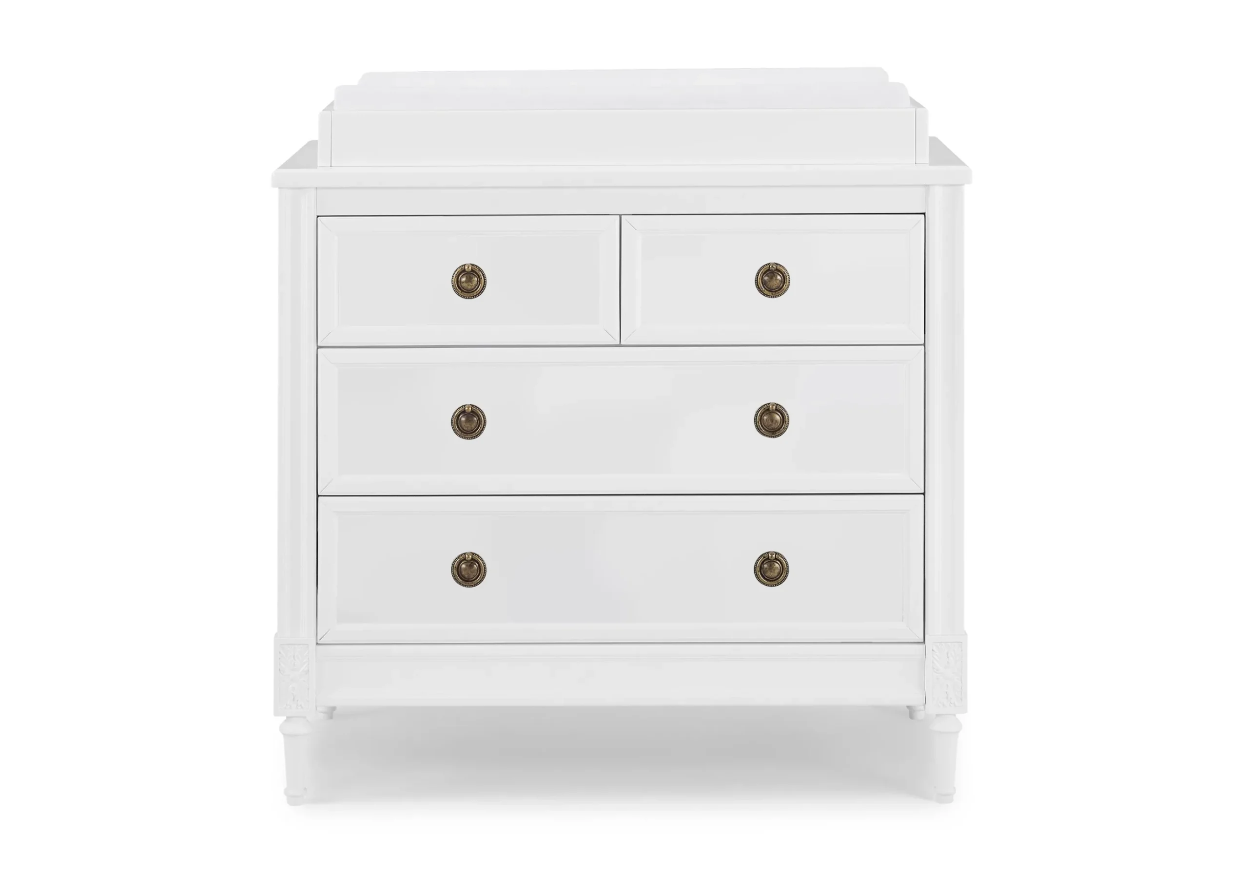 Heritage 4 Drawer Dresser with Changing Top and Interlocking Drawers