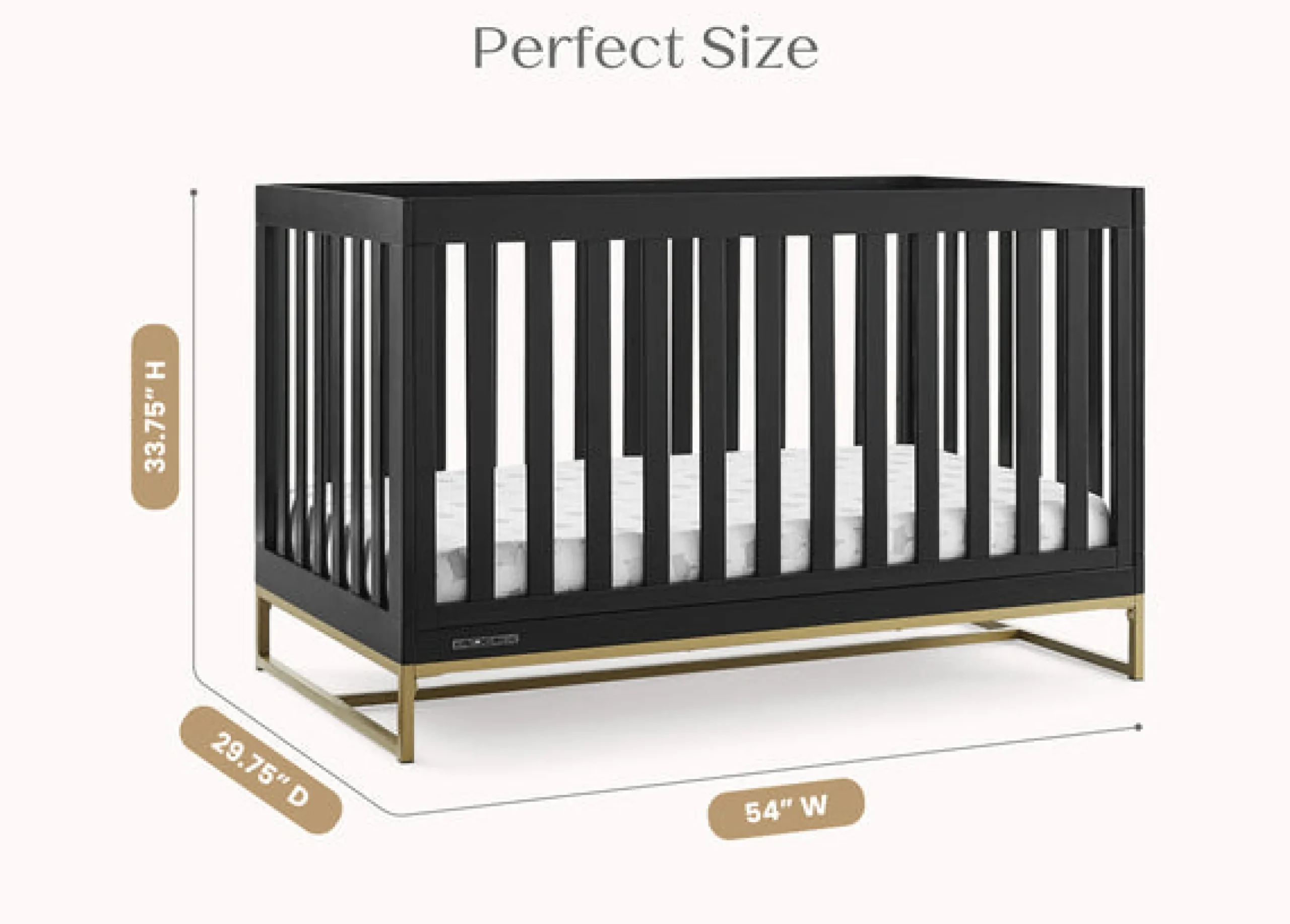 Jade 4-in-1 Convertible Crib