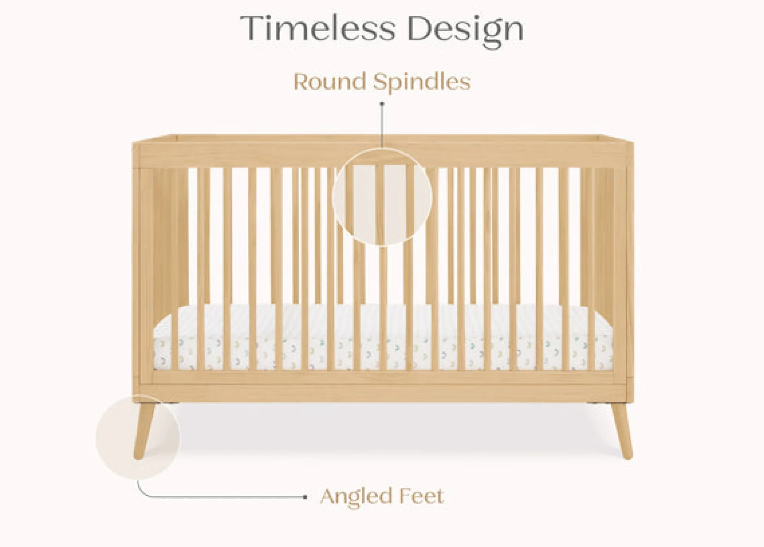 Jordan 4-in-1 Convertible Crib