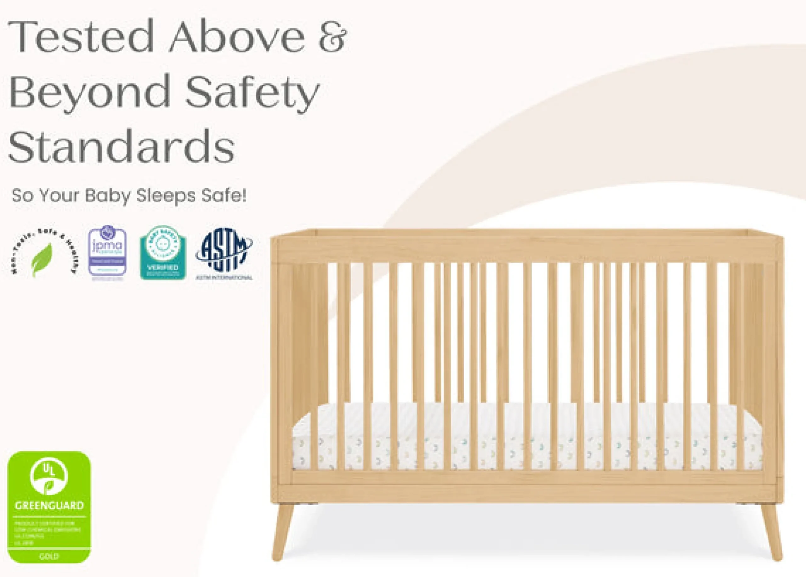 Jordan 4-in-1 Convertible Crib