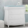 Lancaster 3 Drawer Dresser with Changing Top and Interlocking Drawers
