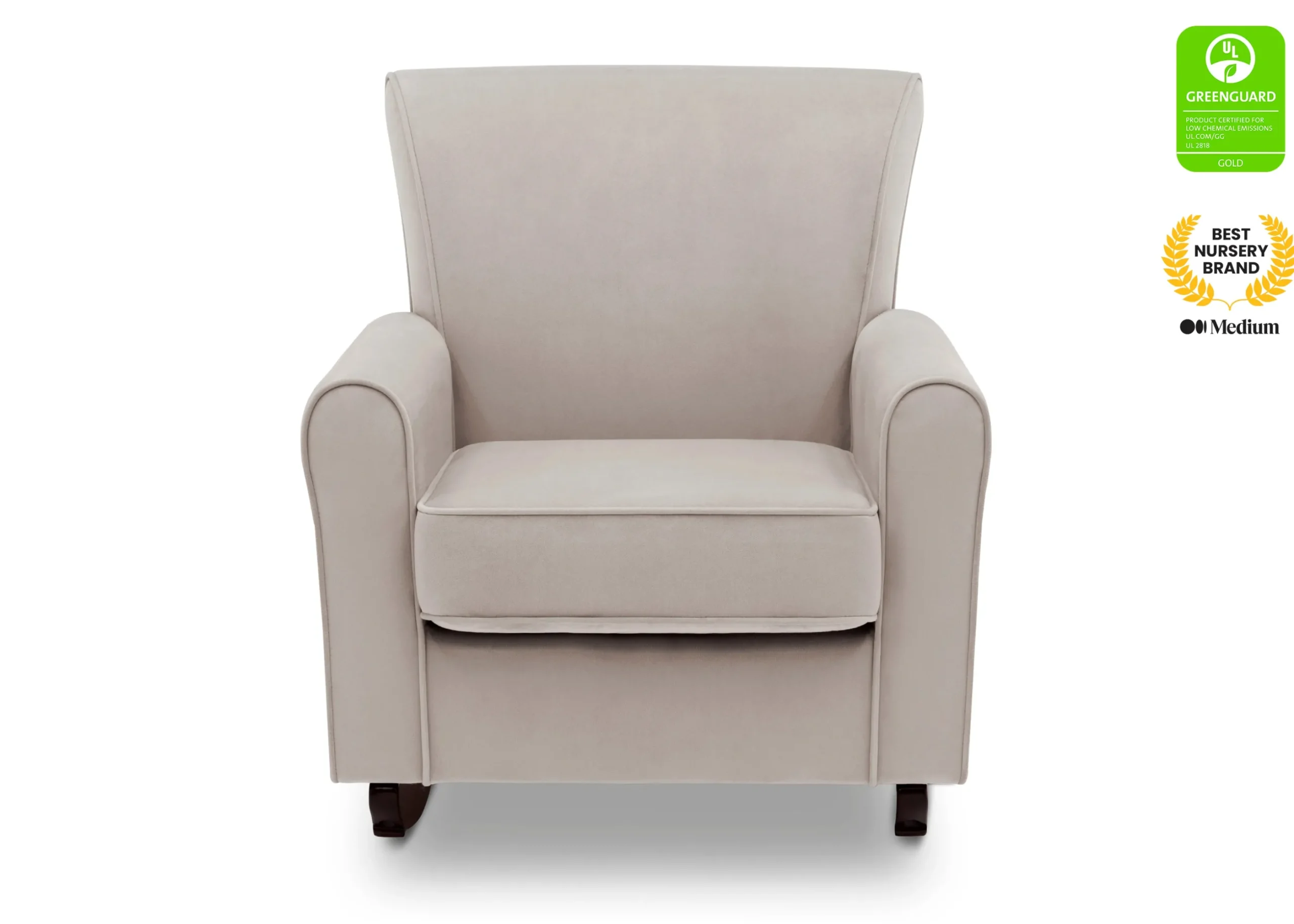 Lancaster Rocking Chair featuring LiveSmart Fabric by Culp