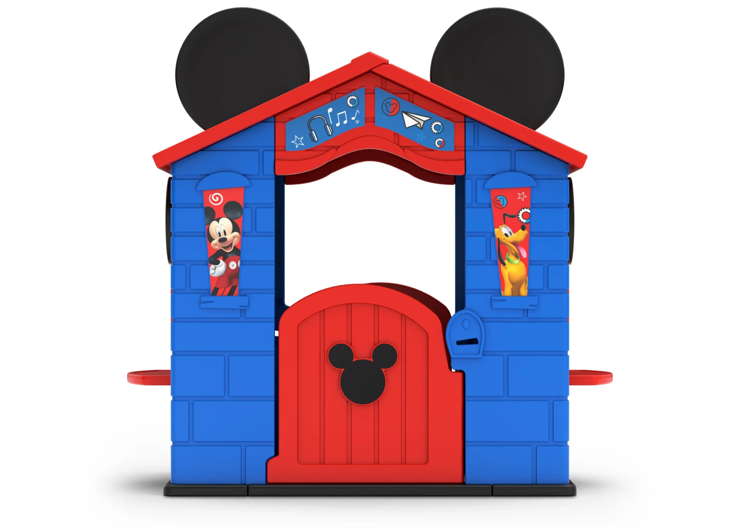 Mickey Mouse Plastic Indoor/Outdoor Playhouse with Easy Assembly