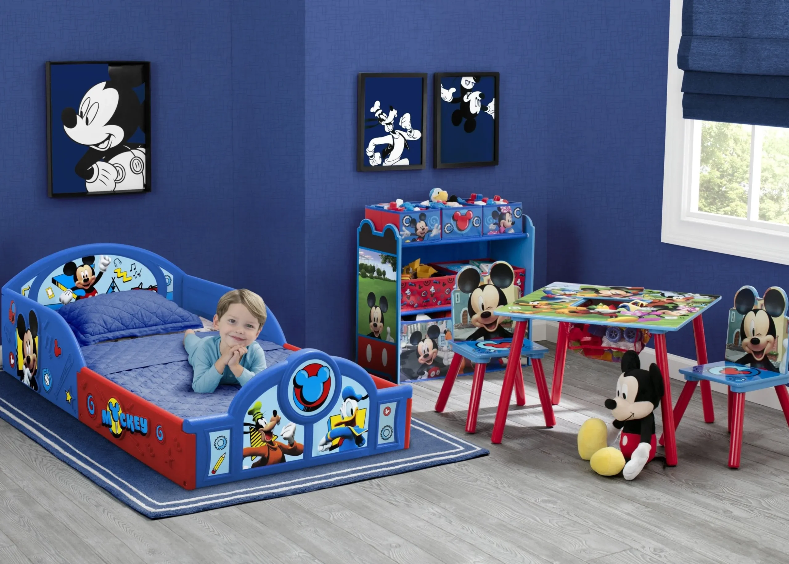 Mickey Mouse Plastic Sleep and Play Toddler Bed