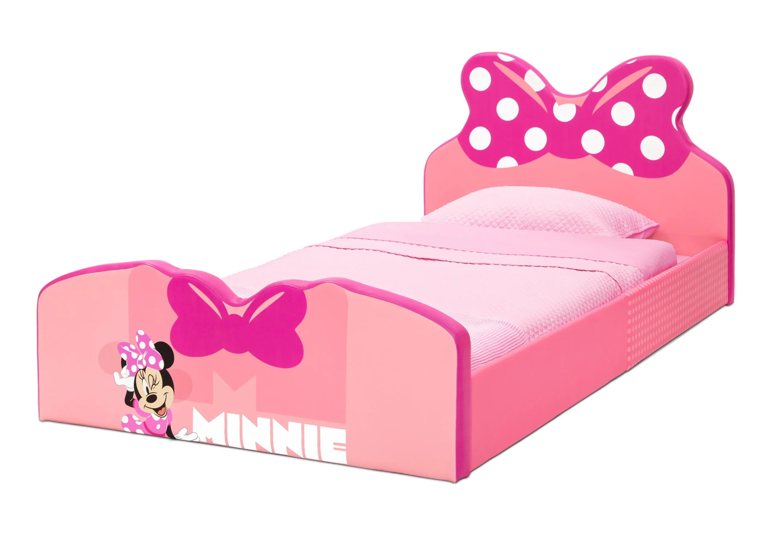 Minnie Mouse Upholstered Twin Bed