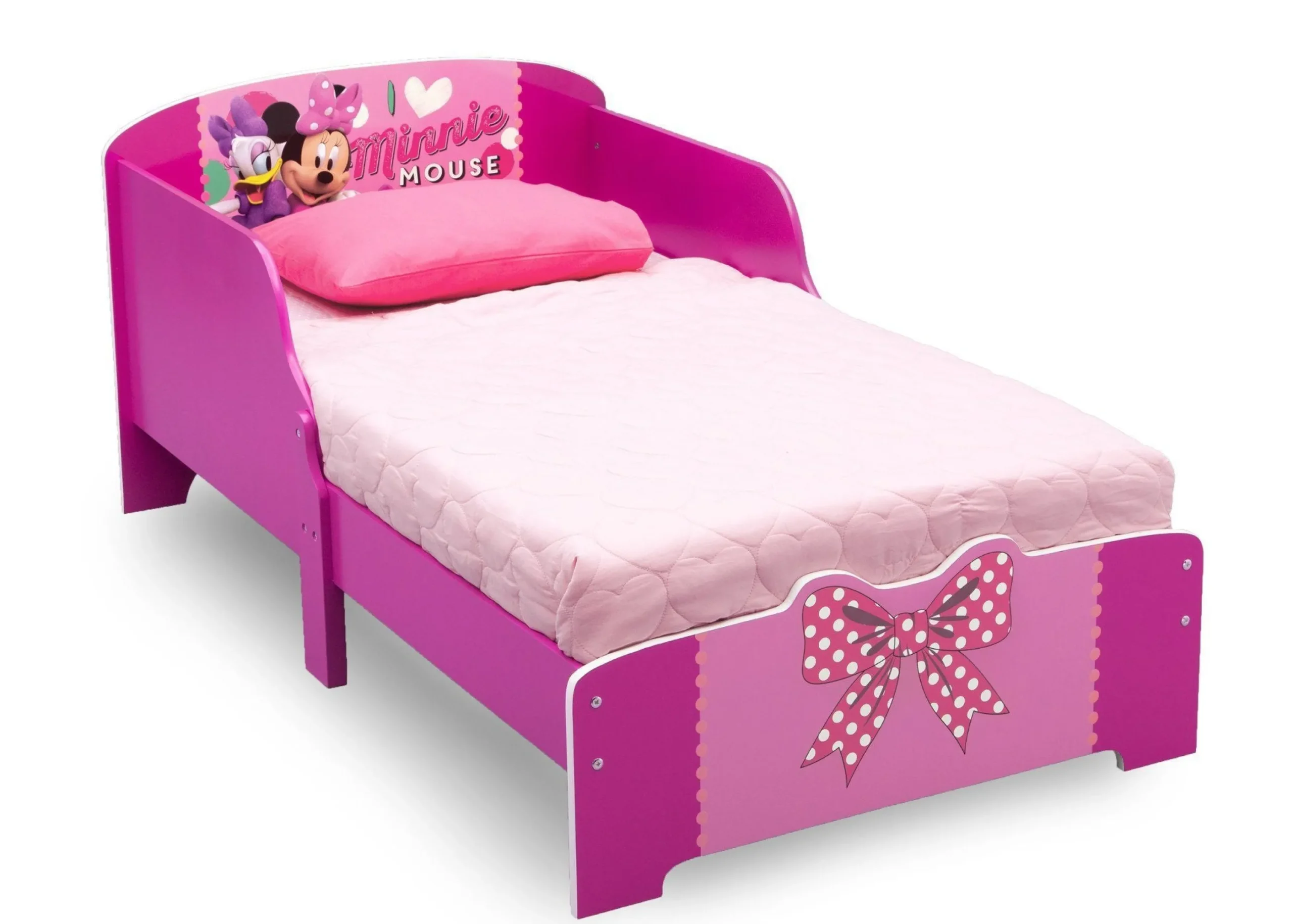 Minnie Mouse Wood Toddler Bed
