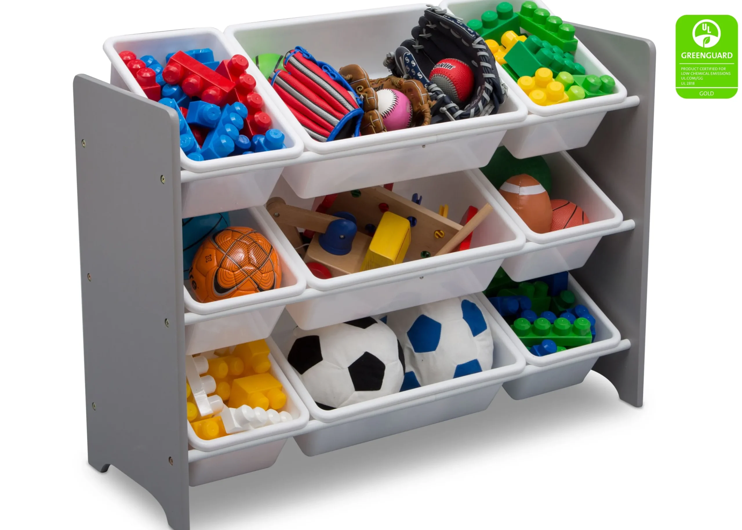 MySize 9 Bin Plastic Toy Organizer
