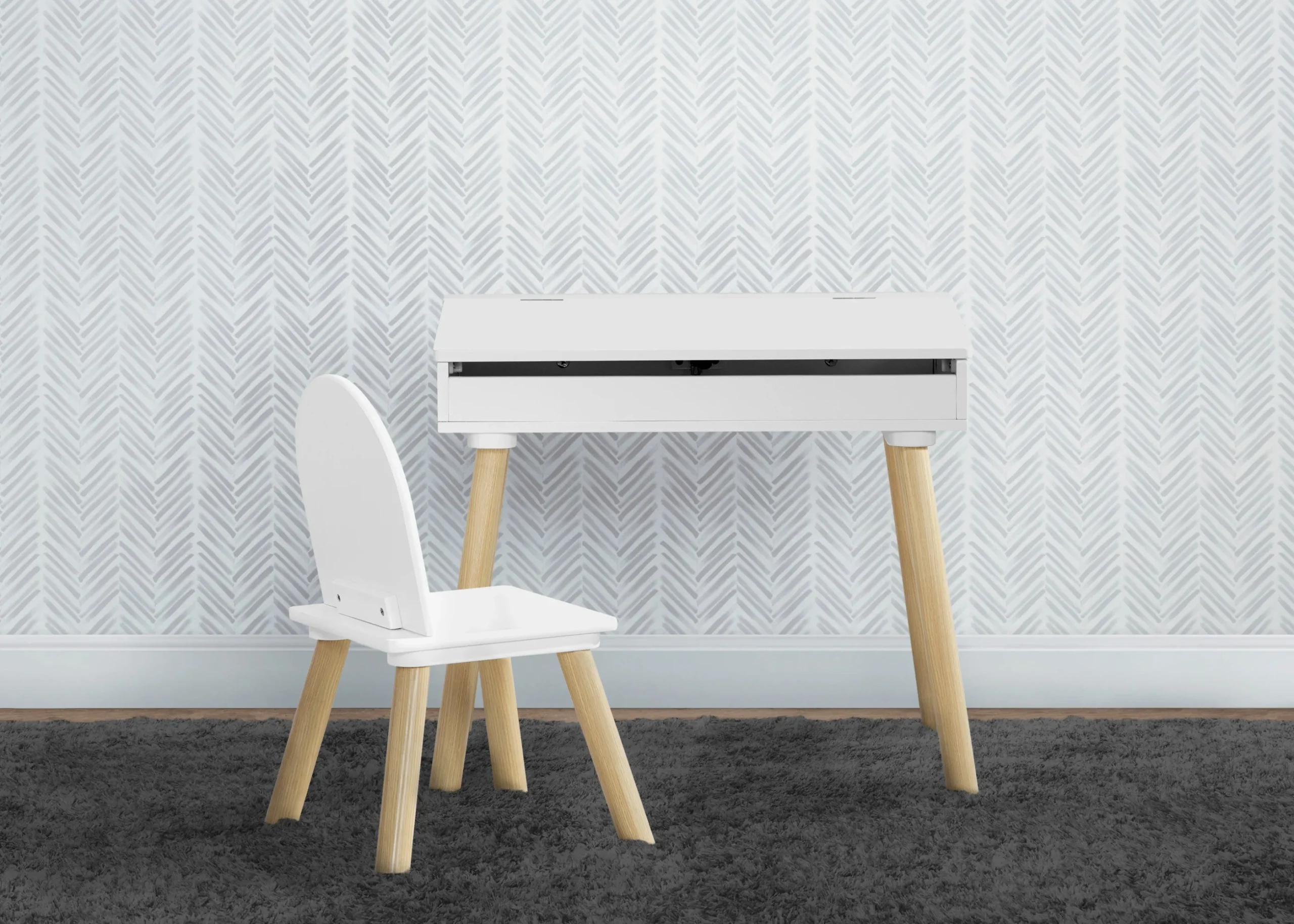 Ollie Lift-Top Desk and Chair Set for Toddlers & Up