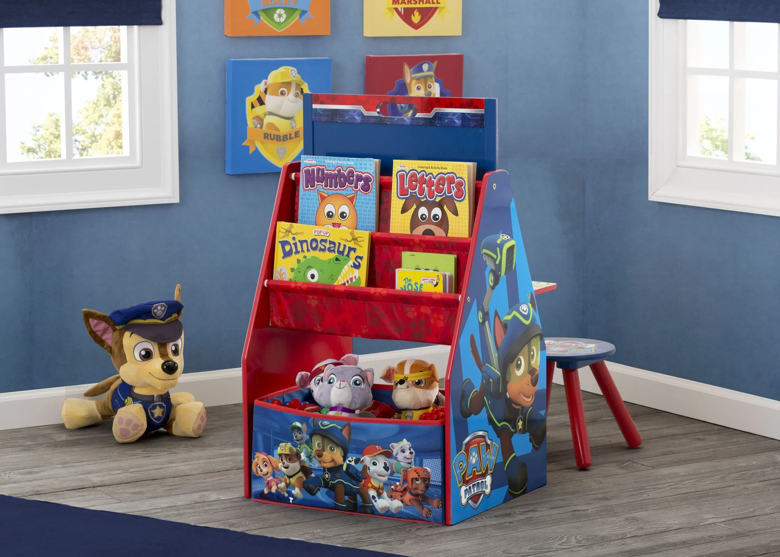 PAW Patrol Deluxe Kids Art Table - Easel, Desk, Stool, Toy Organizer