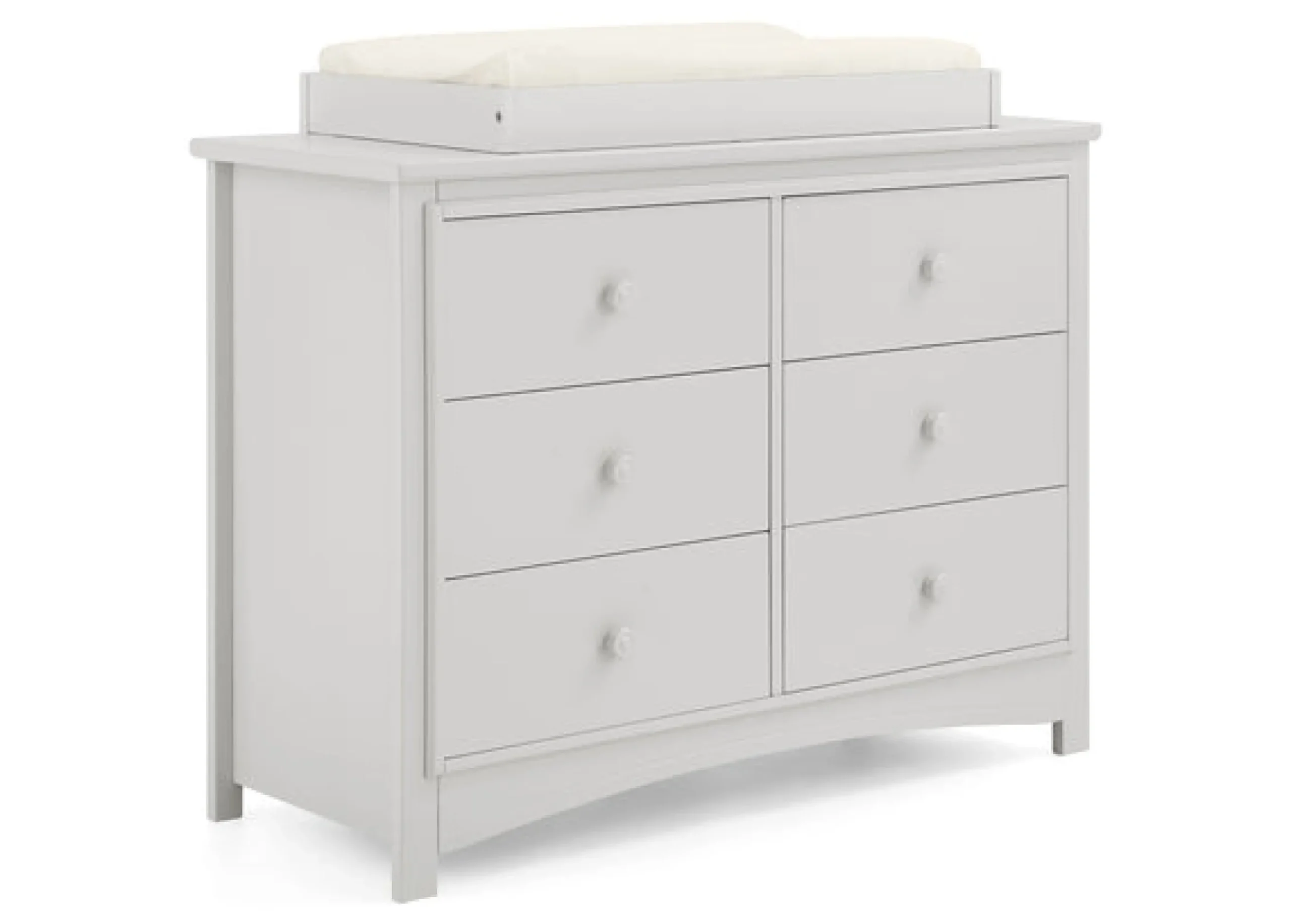Perry 6 Drawer Dresser with Interlocking Drawers