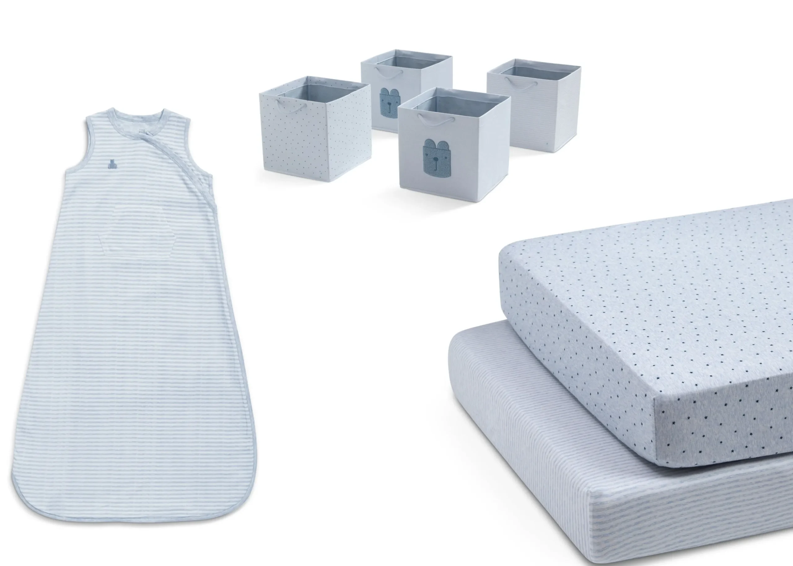 7-Piece Bedding, Sleep Sack & Storage Bundle