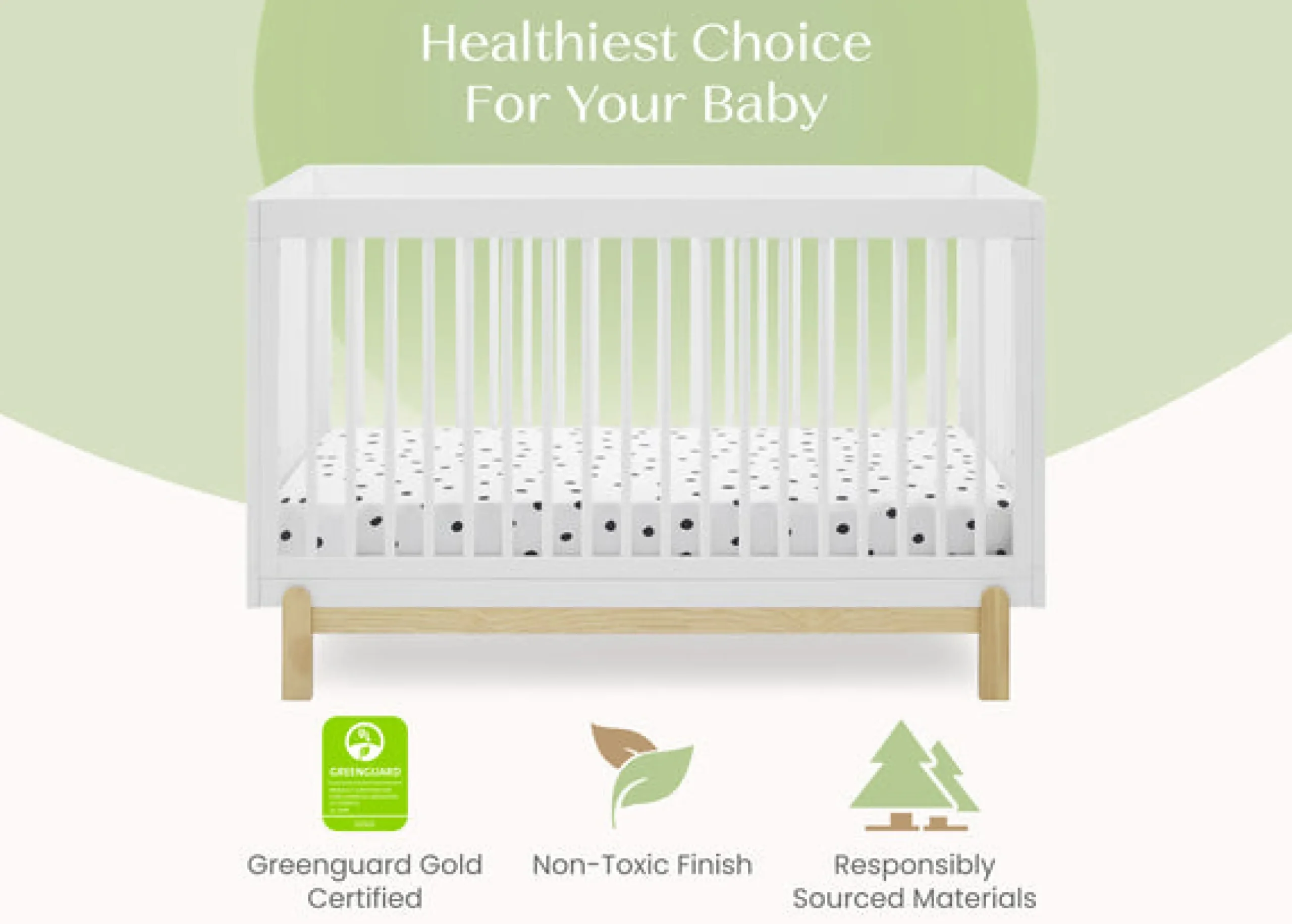 Poppy 4-in-1 Convertible Crib