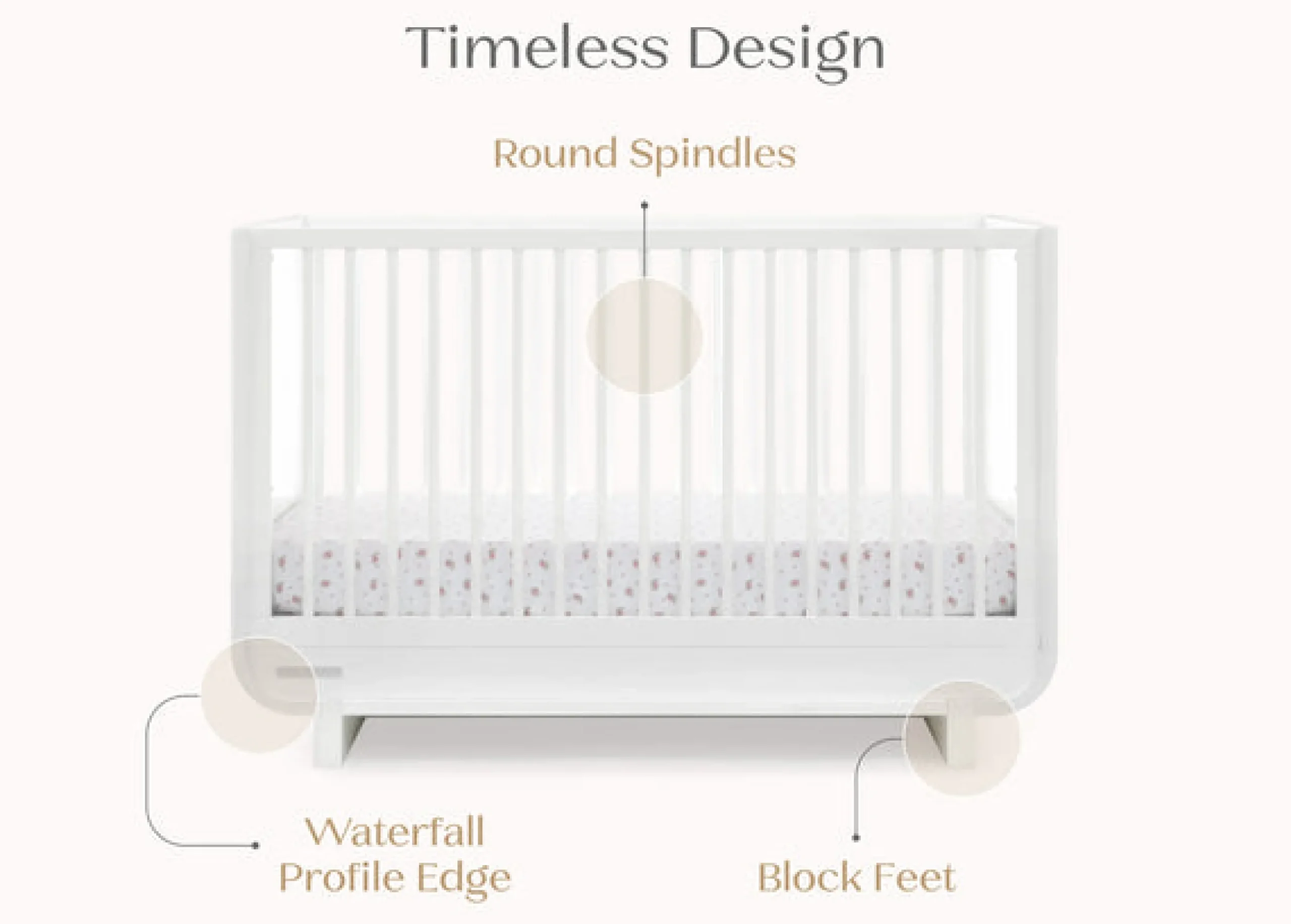 Rhodes 4-in-1 Convertible Crib