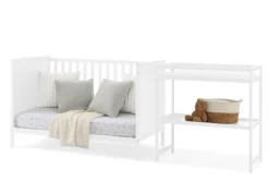 Ruby 6-in-1 Convertible Crib & Changing Table 2-Piece Set