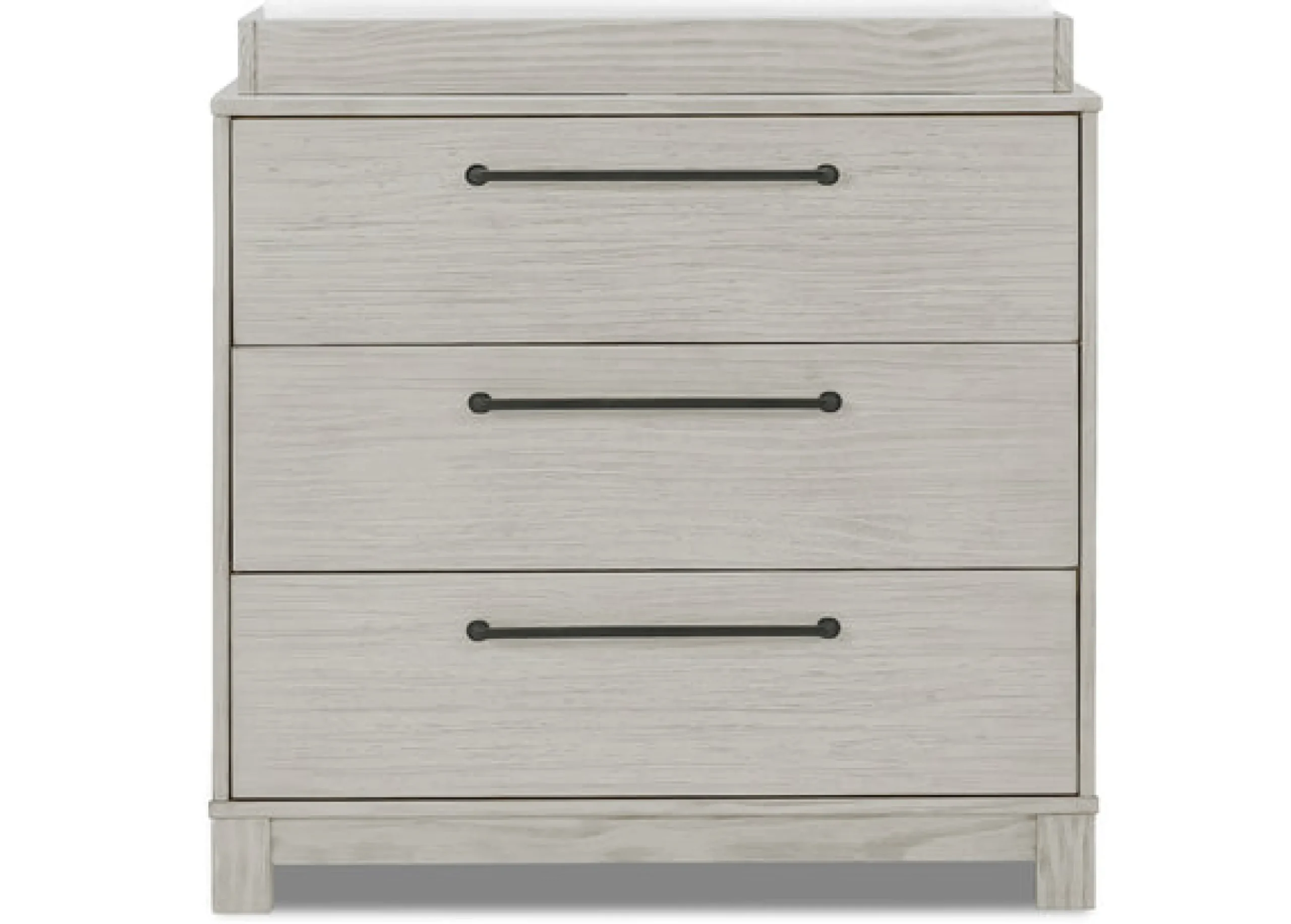 Rustic 3 Drawer Dresser with Interlocking Drawers