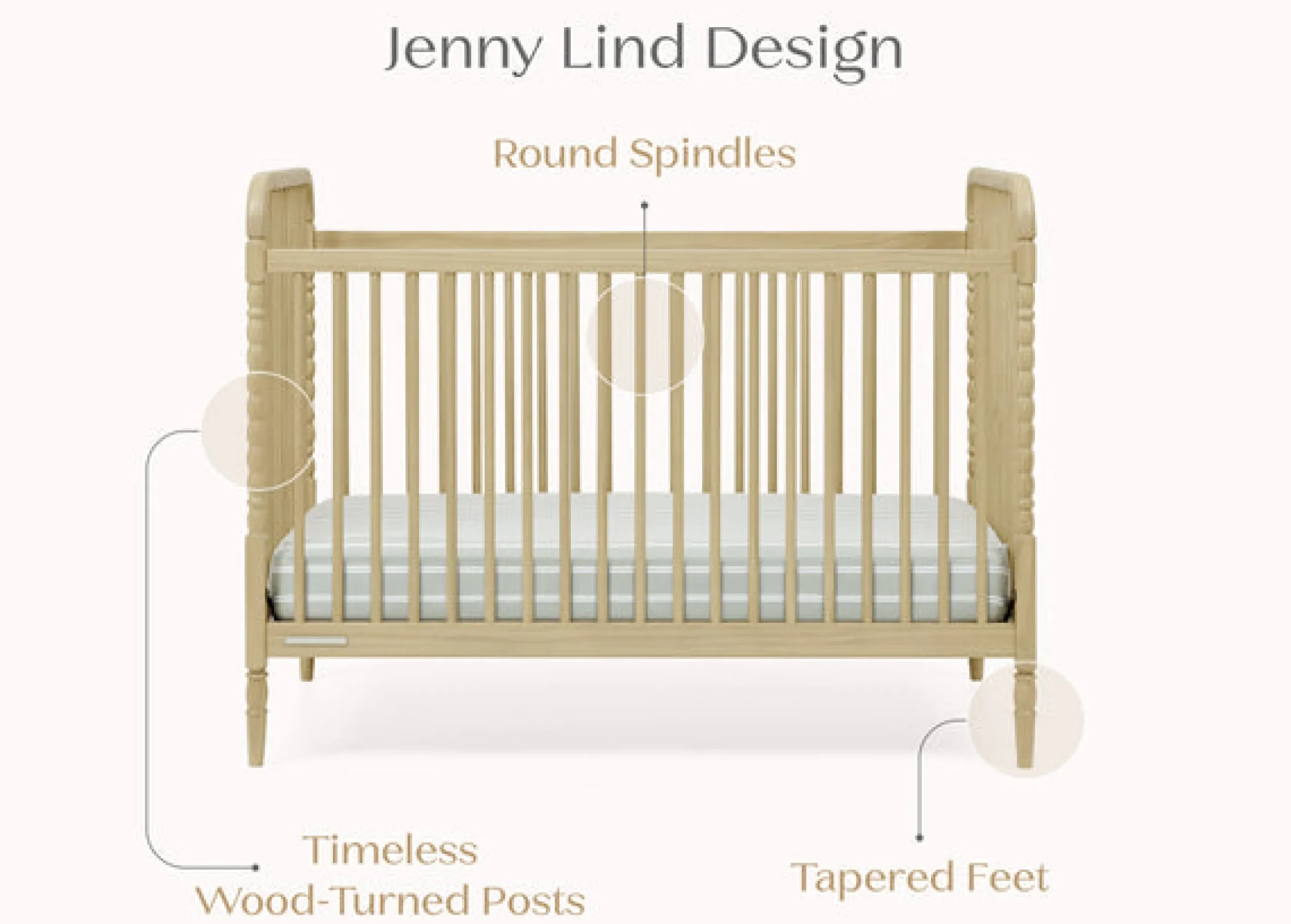 Serena 4-in-1 Convertible Crib
