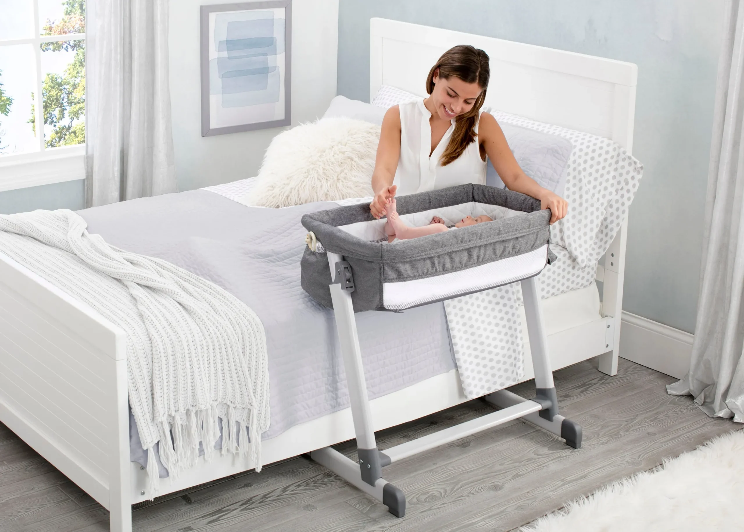 Simmons Kids® By the Bed City Sleeper Bassinet