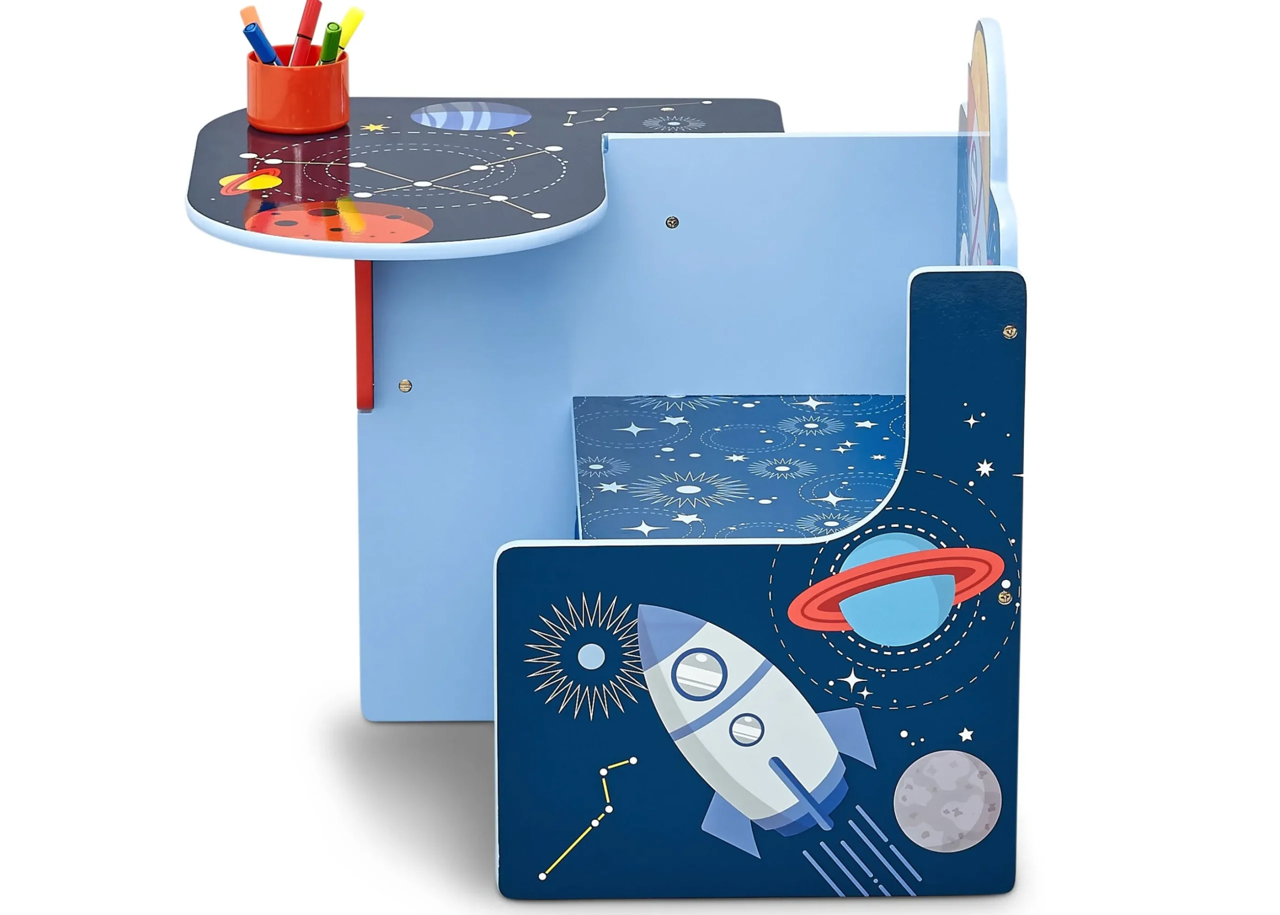 Space Adventures Chair Desk with Storage Bin