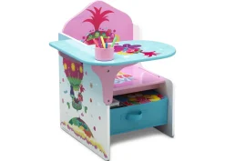 Trolls World Tour Chair Desk with Storage Bin