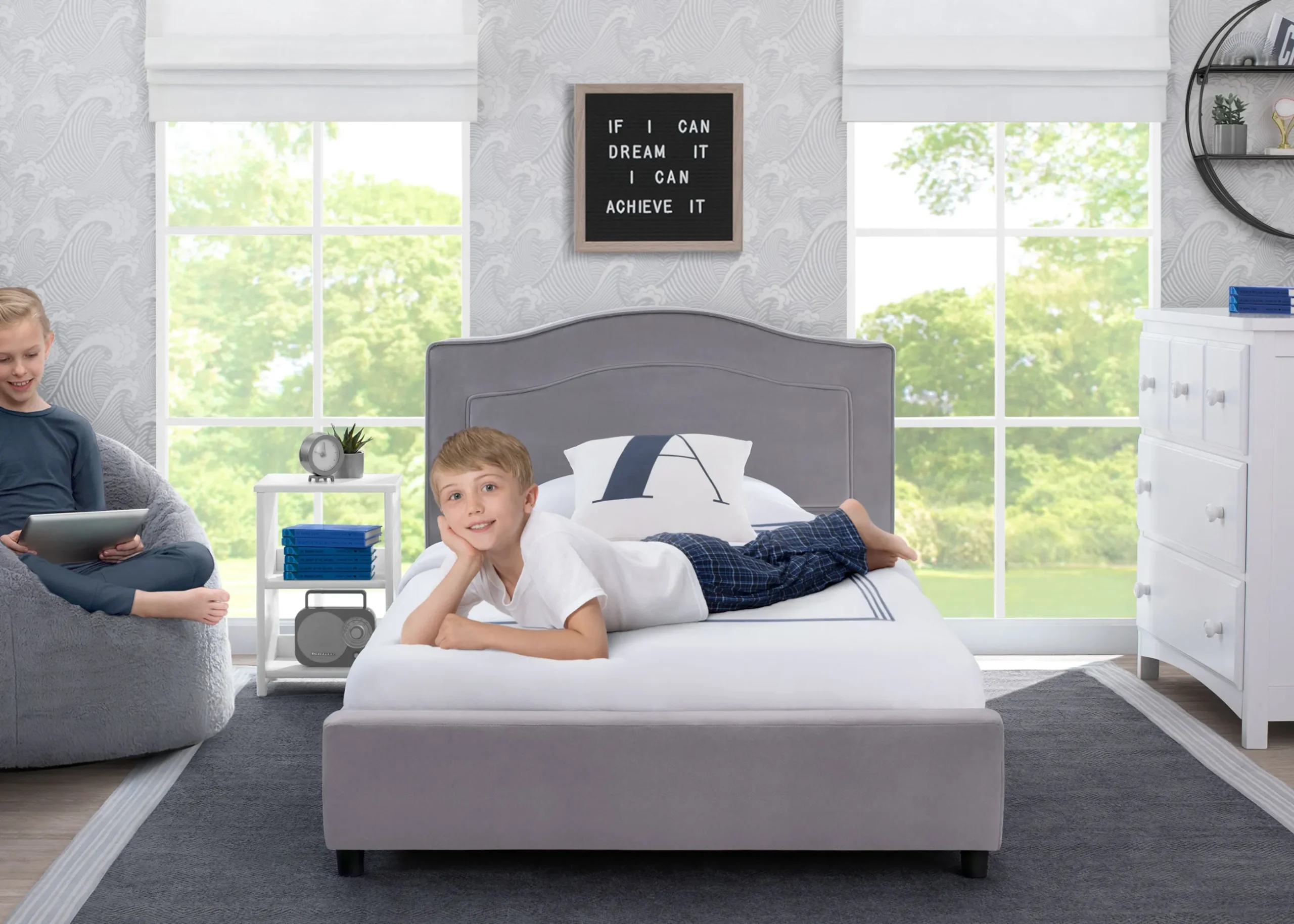 Upholstered Twin Bed
