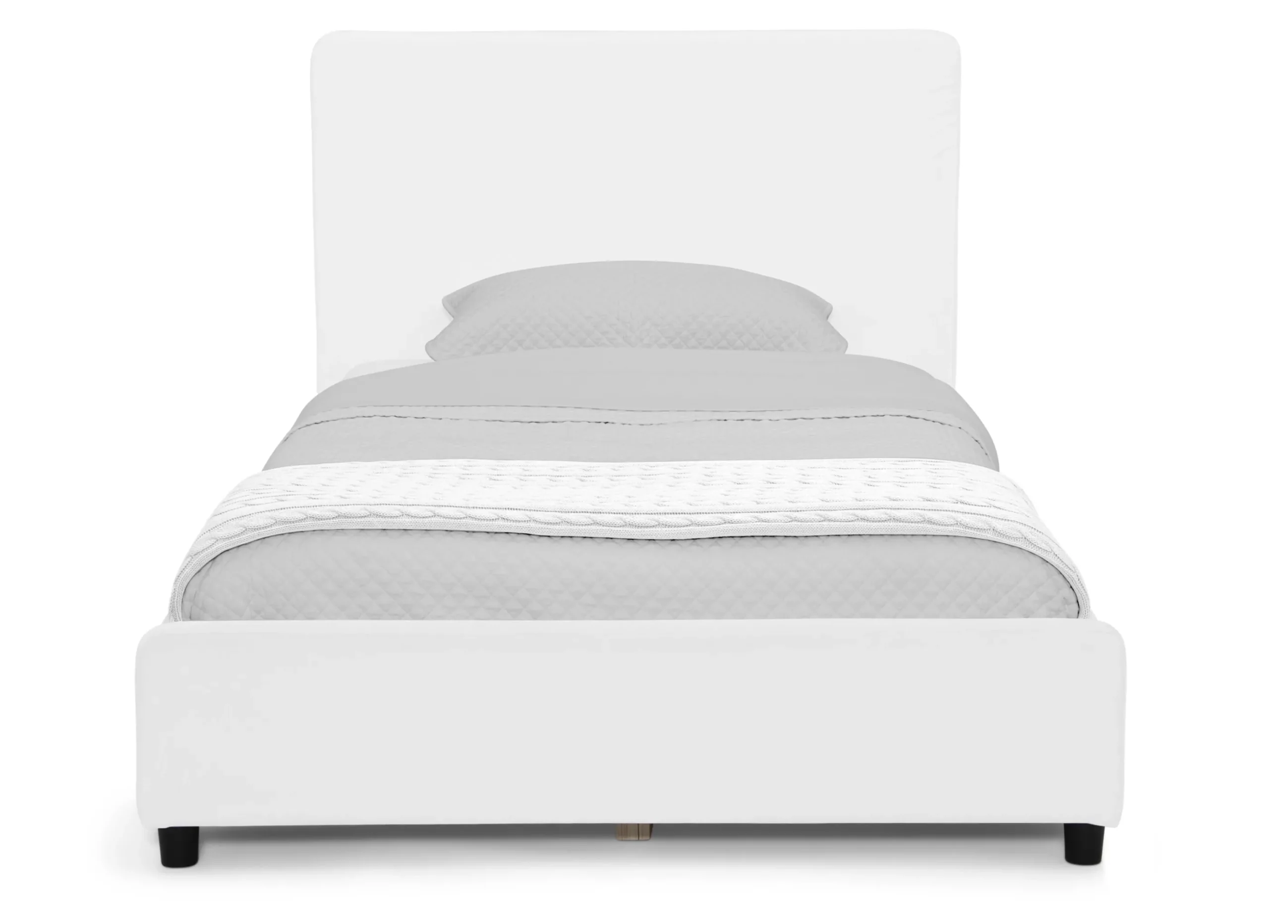 Upholstered Twin Bed with Headboard