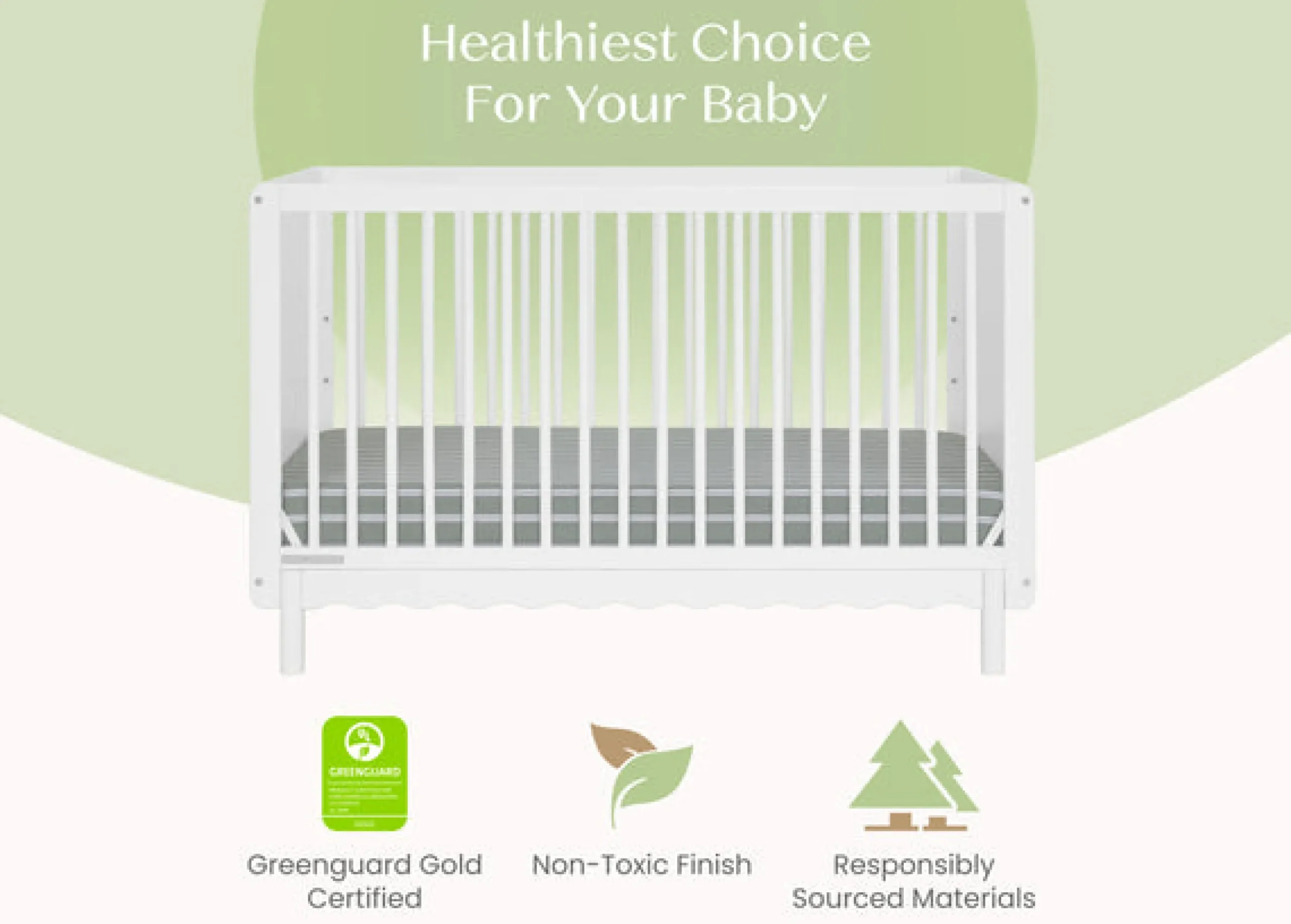 William 4-in-1 Convertible Crib - Greenguard Gold Certified