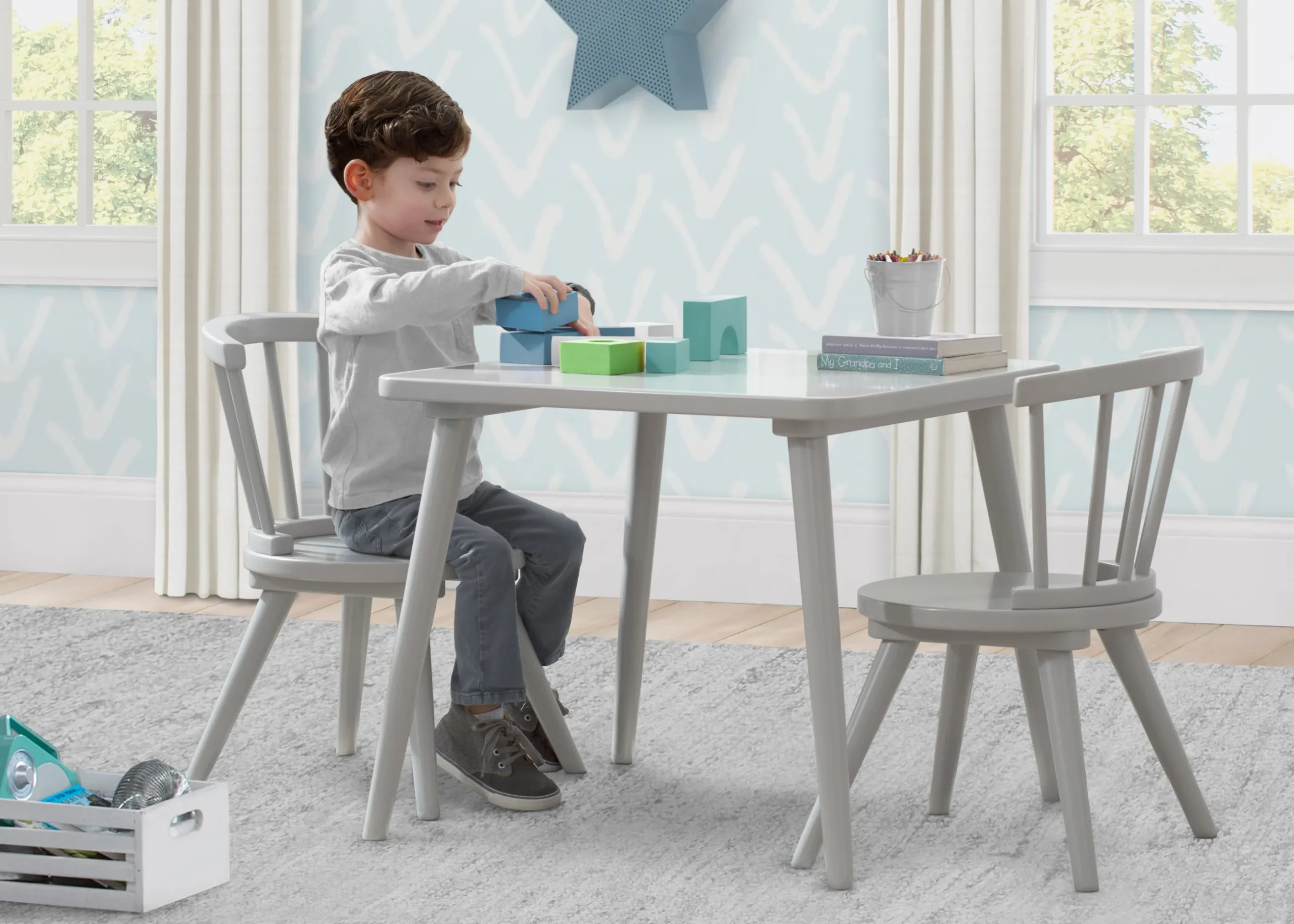 Windsor Table & 2 Chair Set